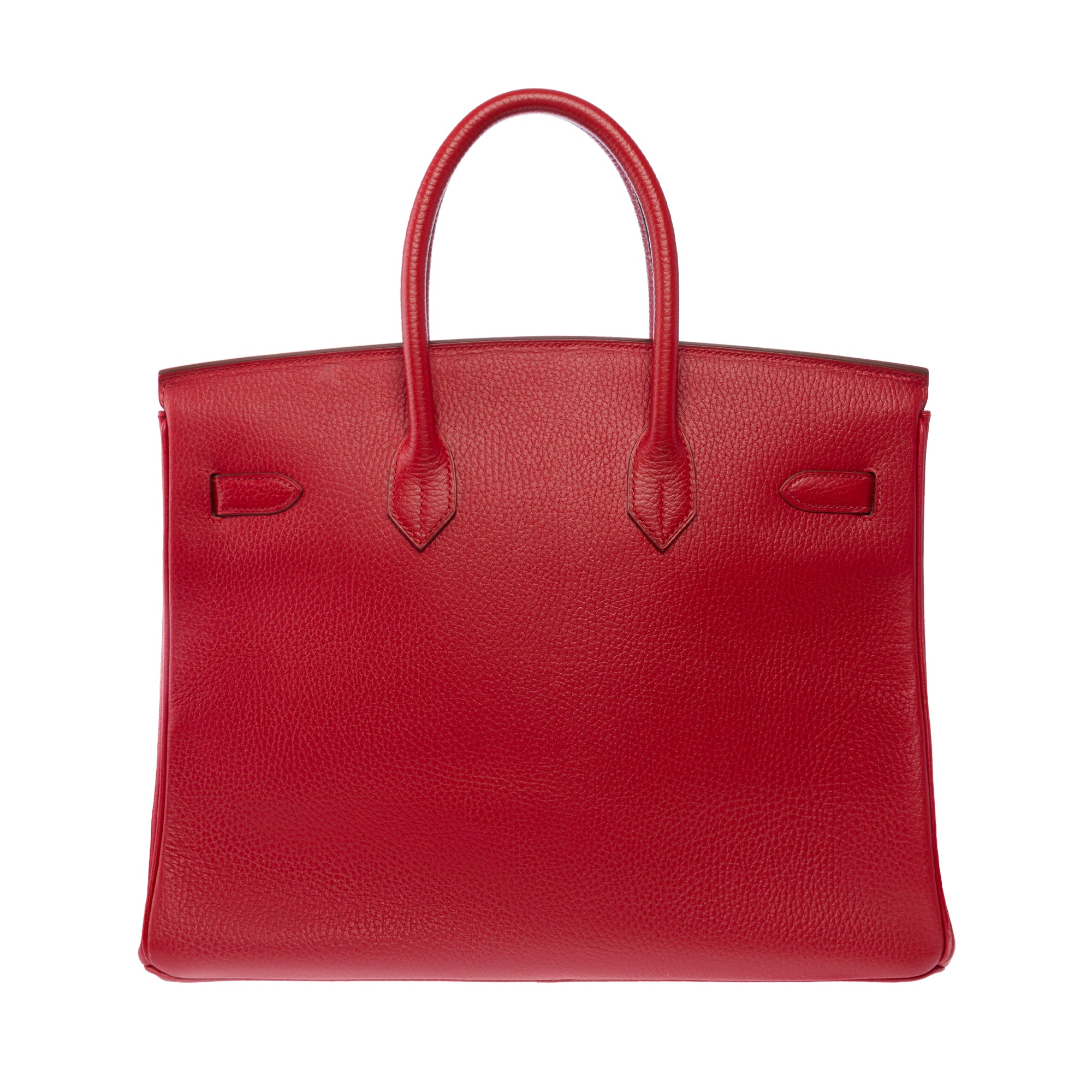 Sac HERMES Birkin 35 en Cuir Rouge - 103417