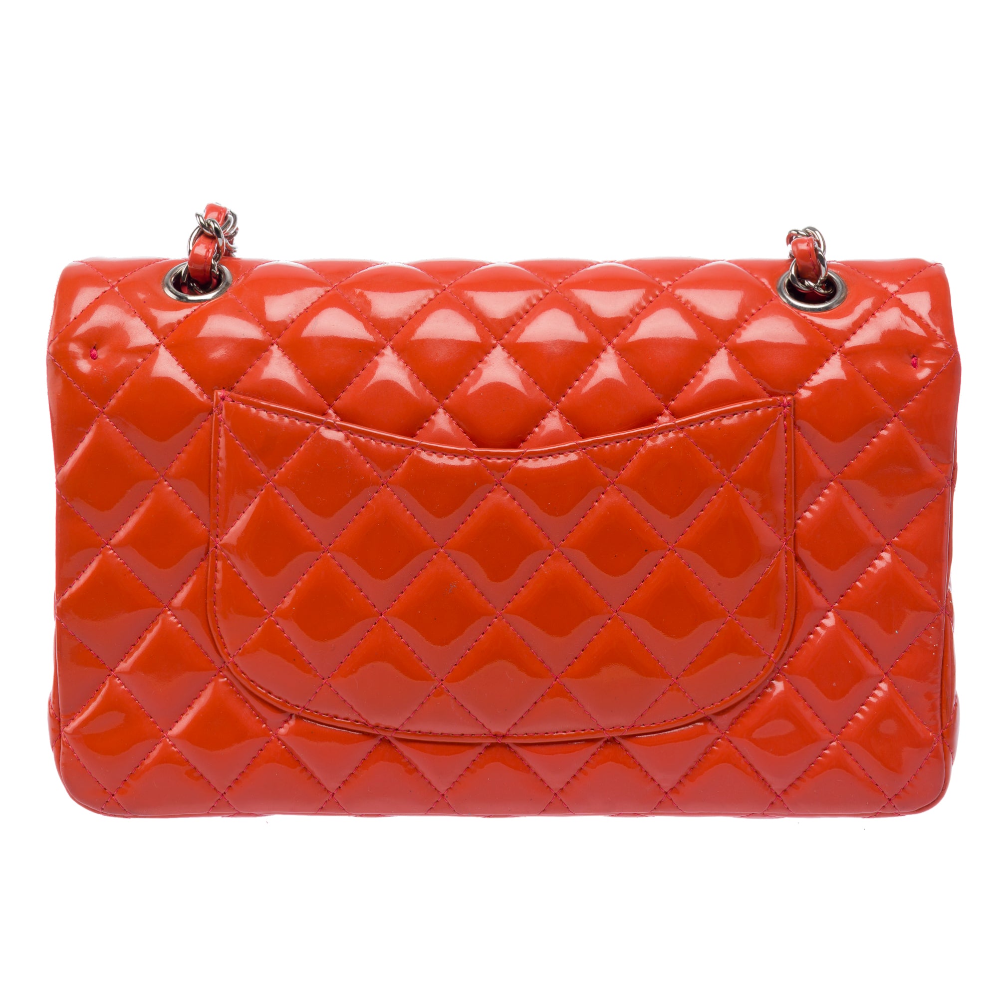 Sac CHANEL Timeless/Classique en Cuir Orange - 103427