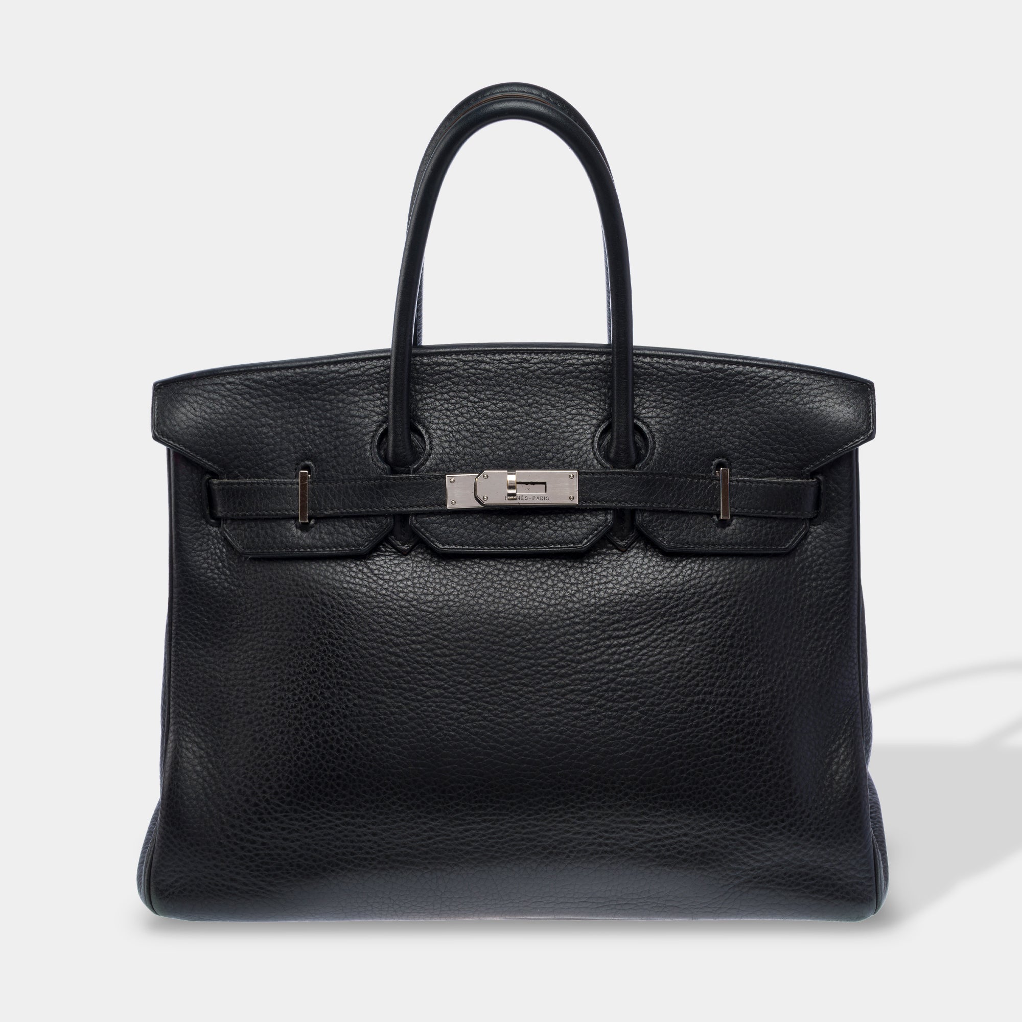 Sac HERMES Birkin 35 en Cuir Noir - 103432