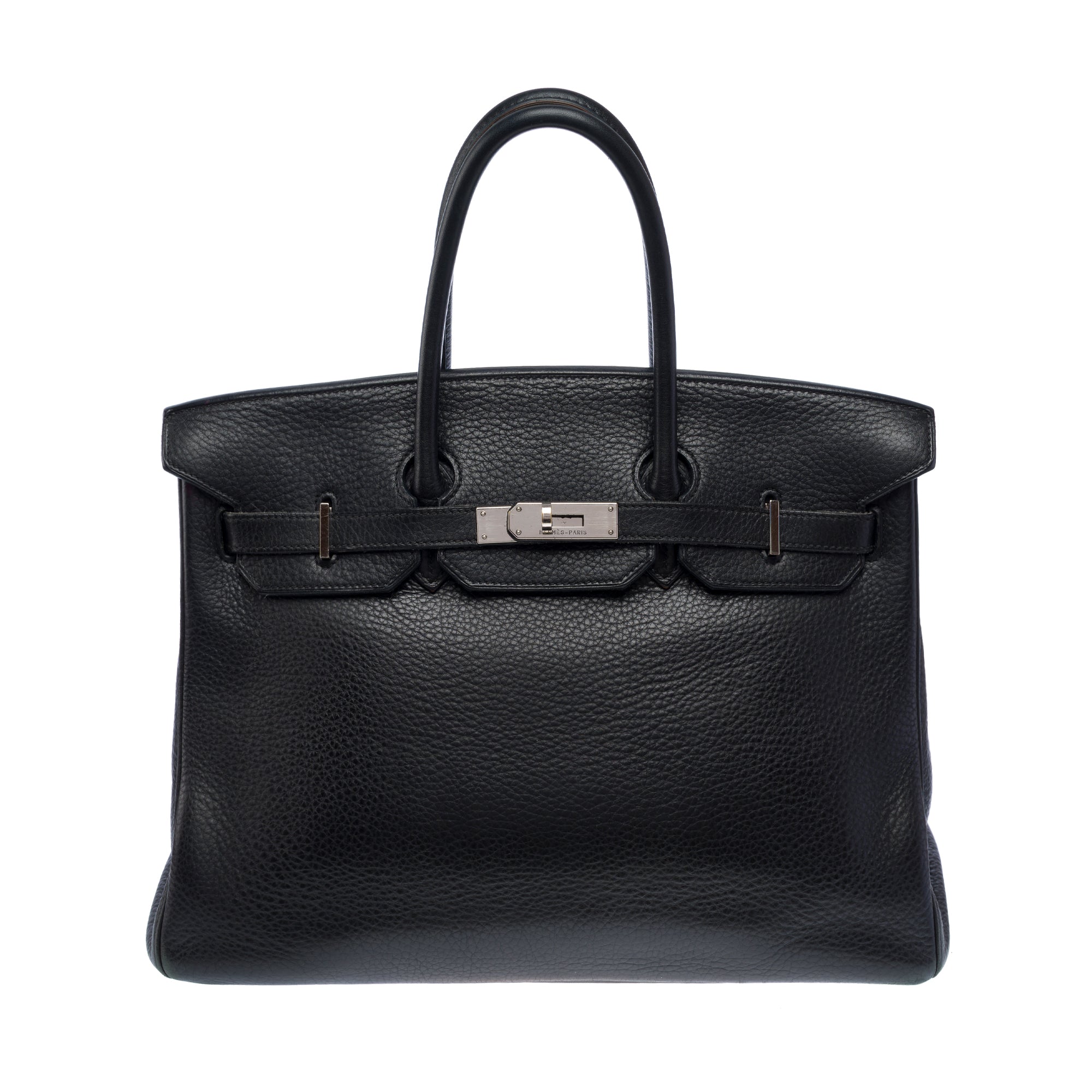 Sac HERMES Birkin 35 en Cuir Noir - 103432