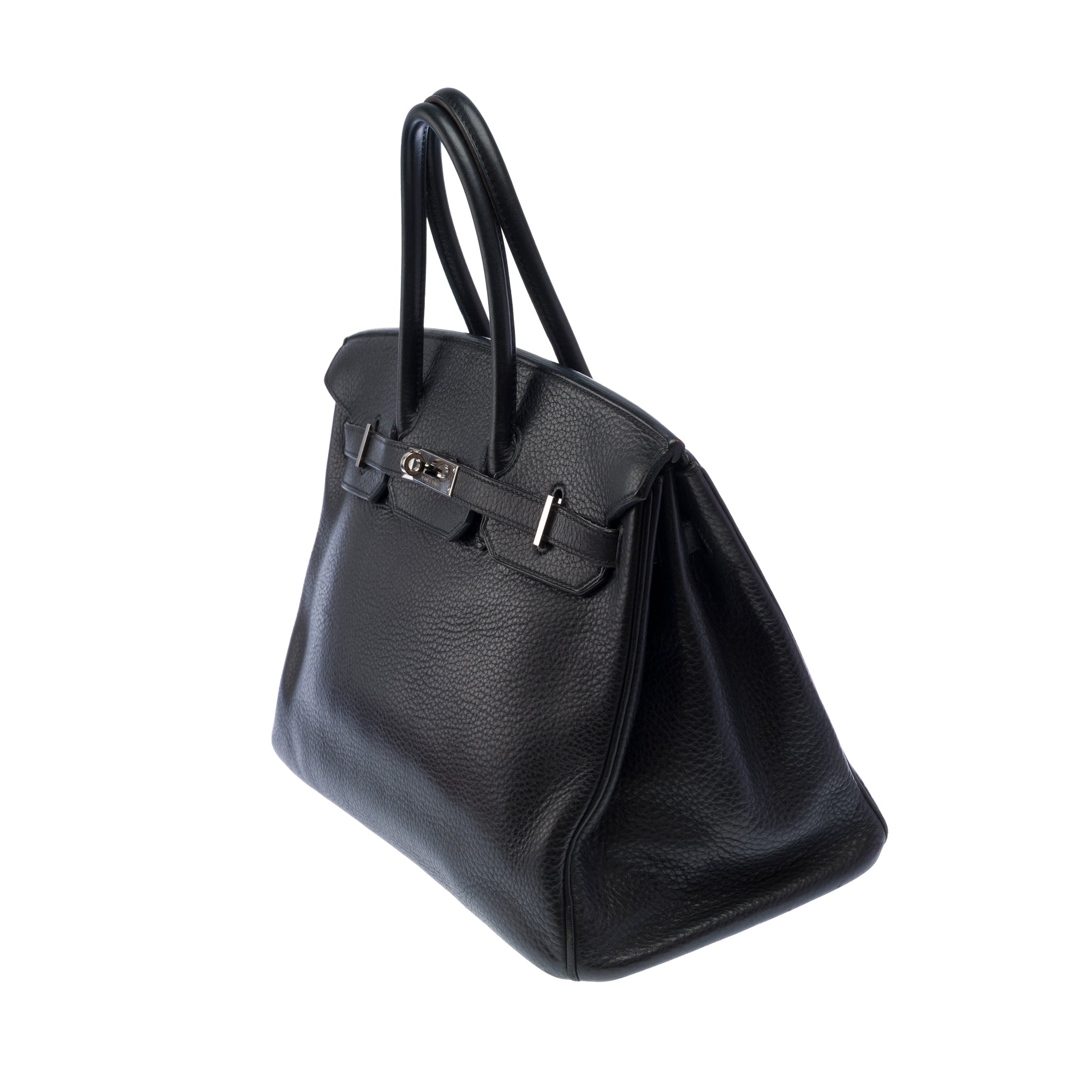 Sac HERMES Birkin 35 en Cuir Noir - 103432