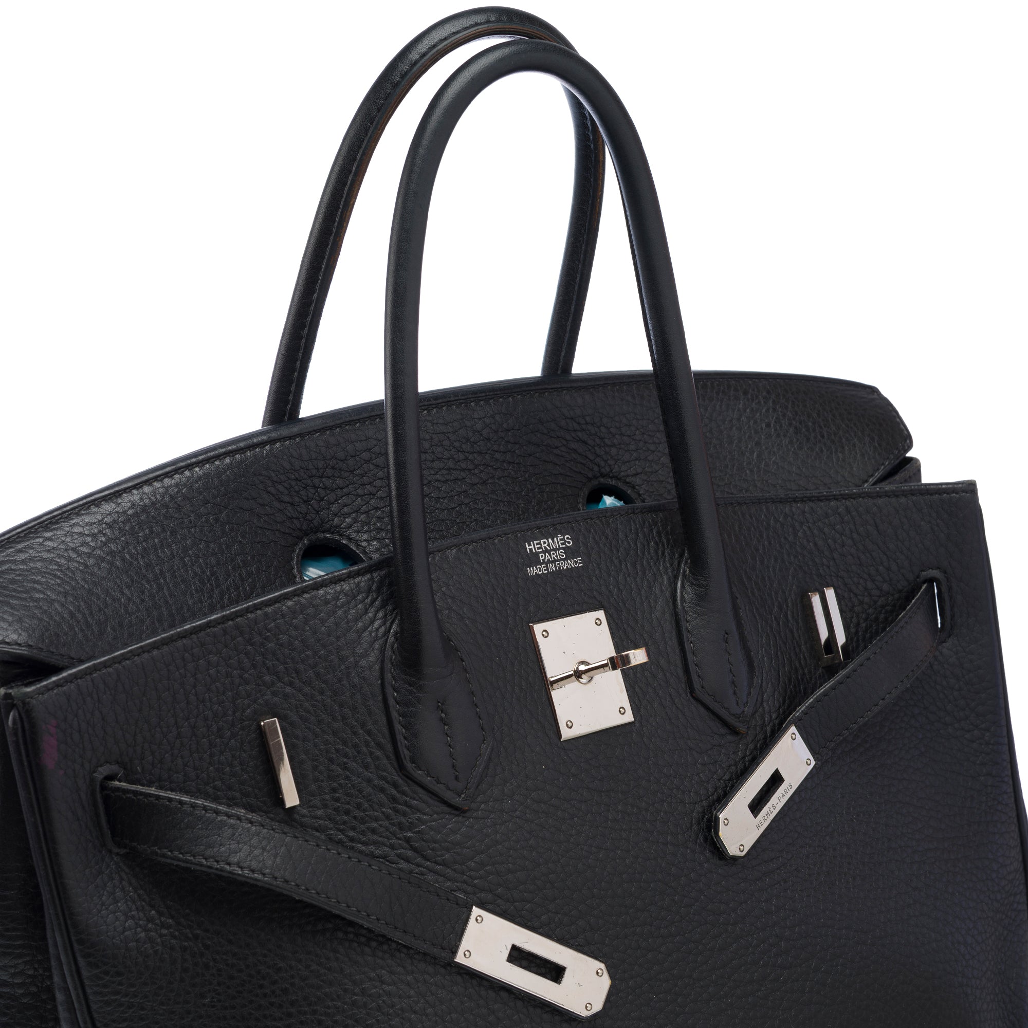Sac HERMES Birkin 35 en Cuir Noir - 103432