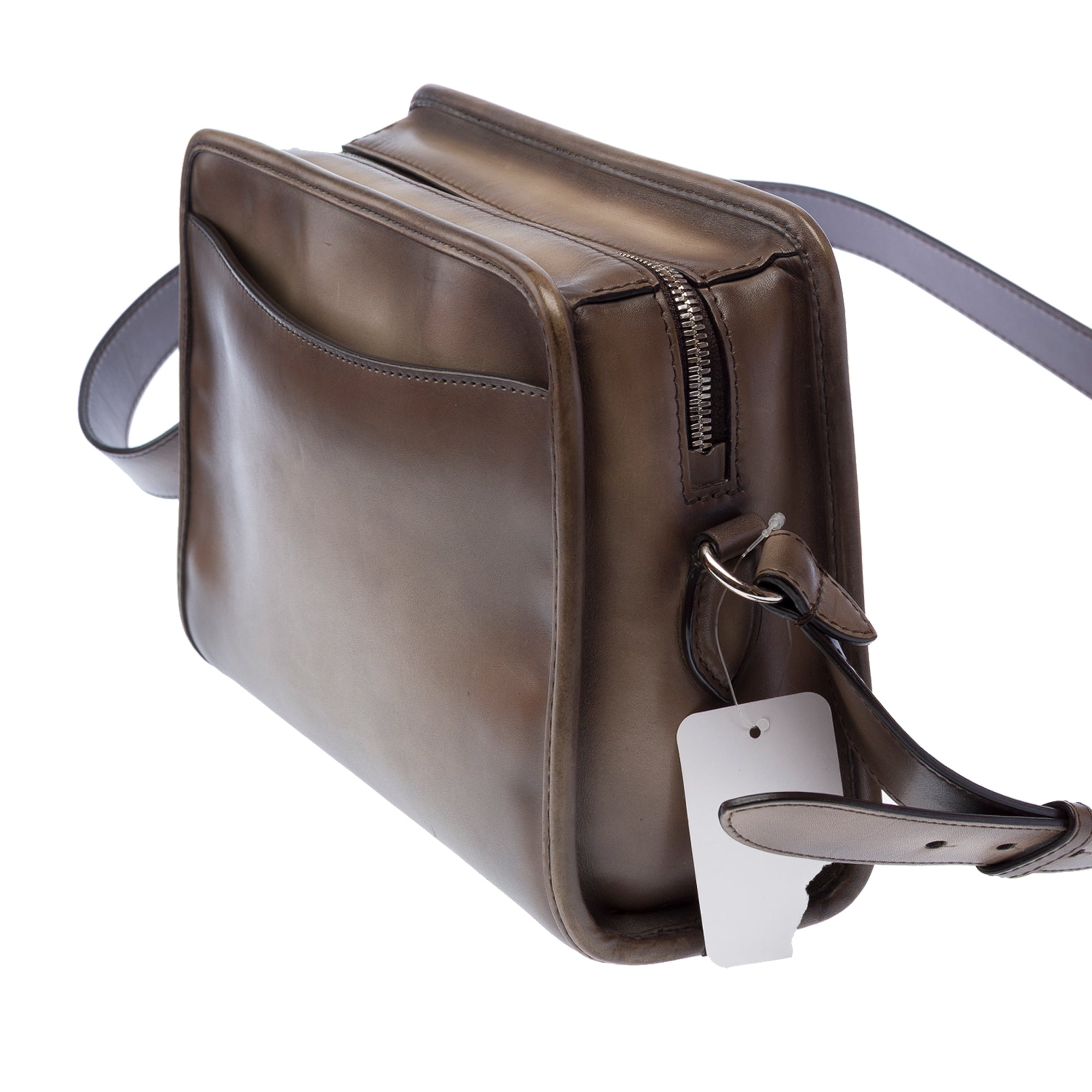 Sac NON SIGNE / UNSIGNED en Cuir Gris - 103436