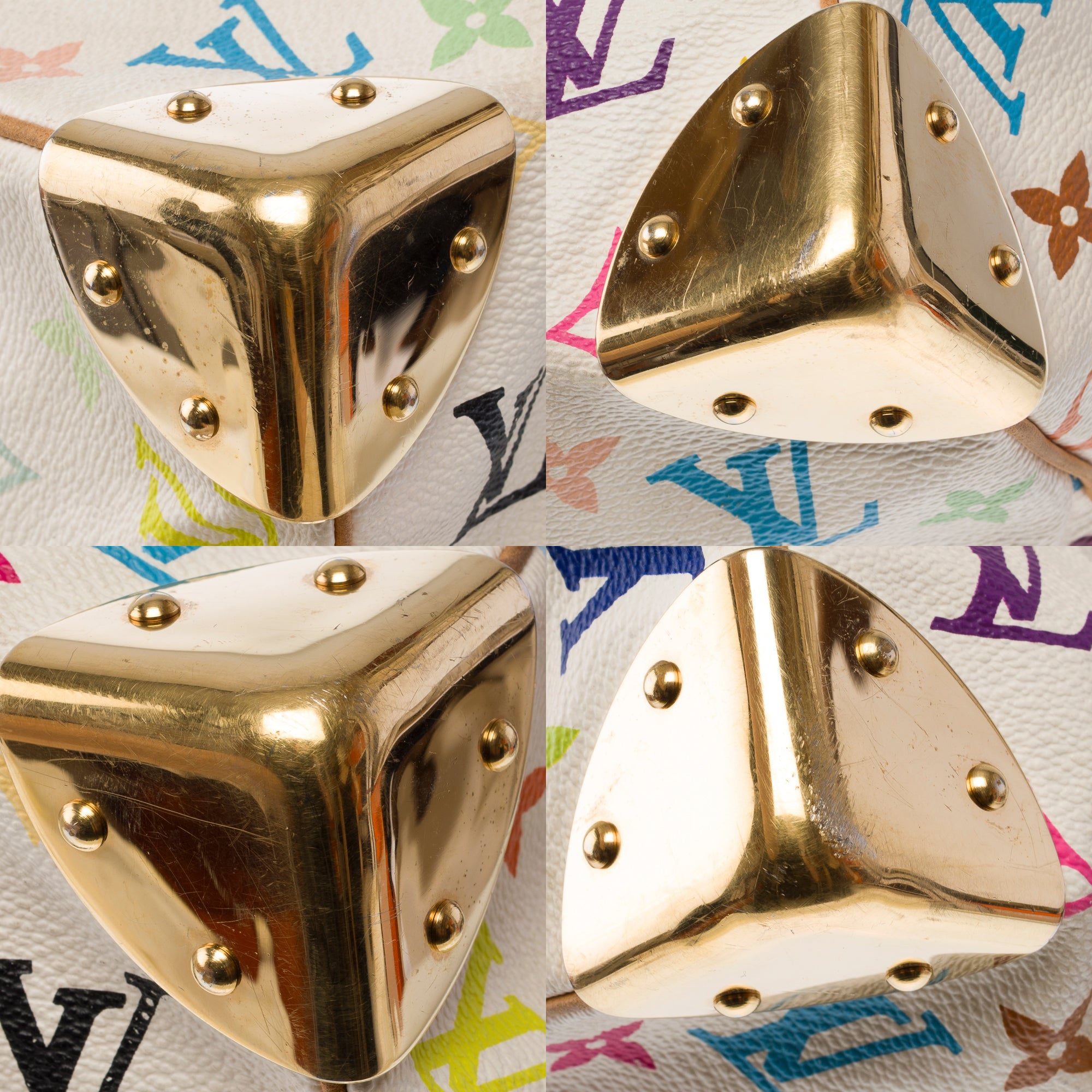 Sac LOUIS VUITTON Speedy en Toile Blanc - 103457