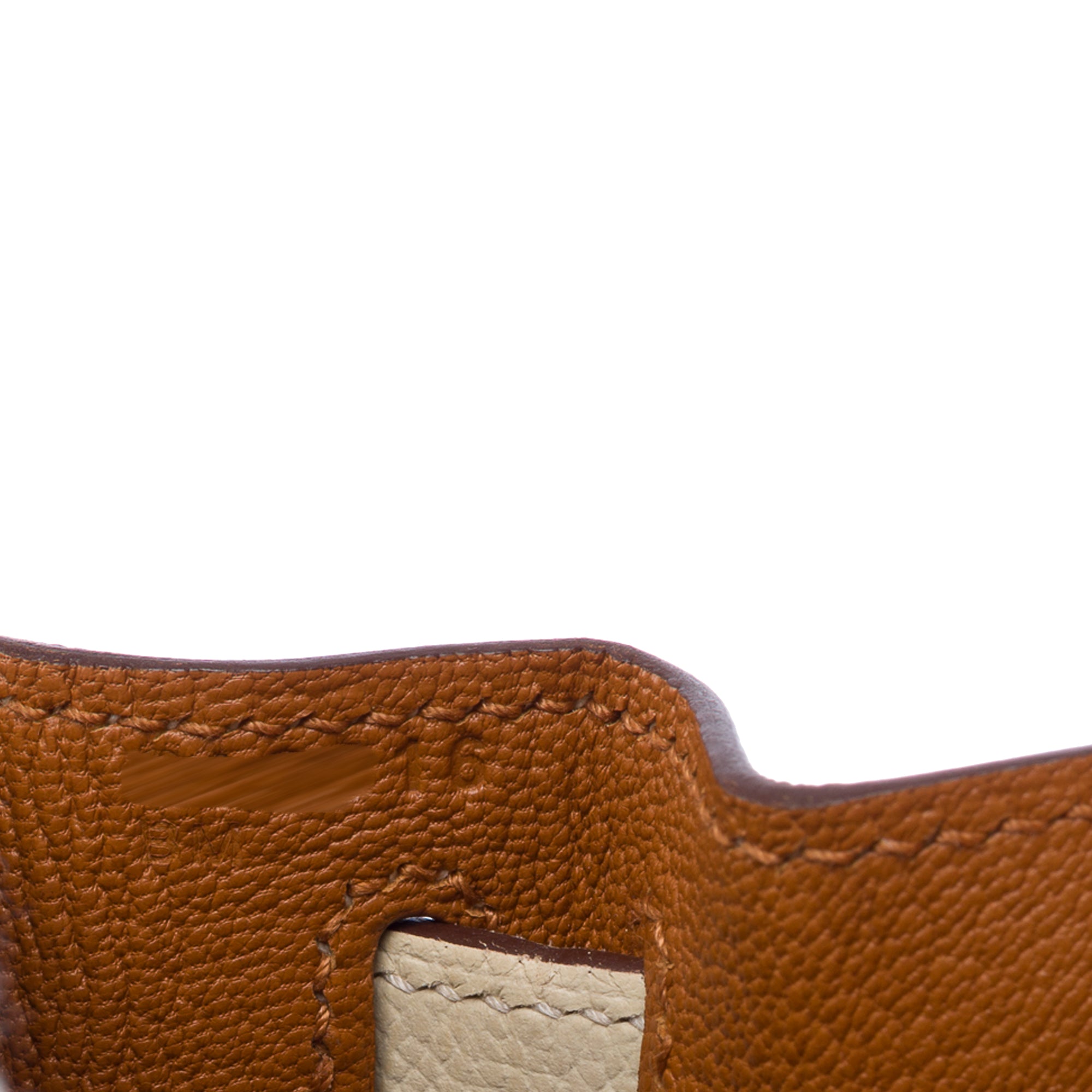Sac HERMES Kelly 28 en Cuir Doré - 103452