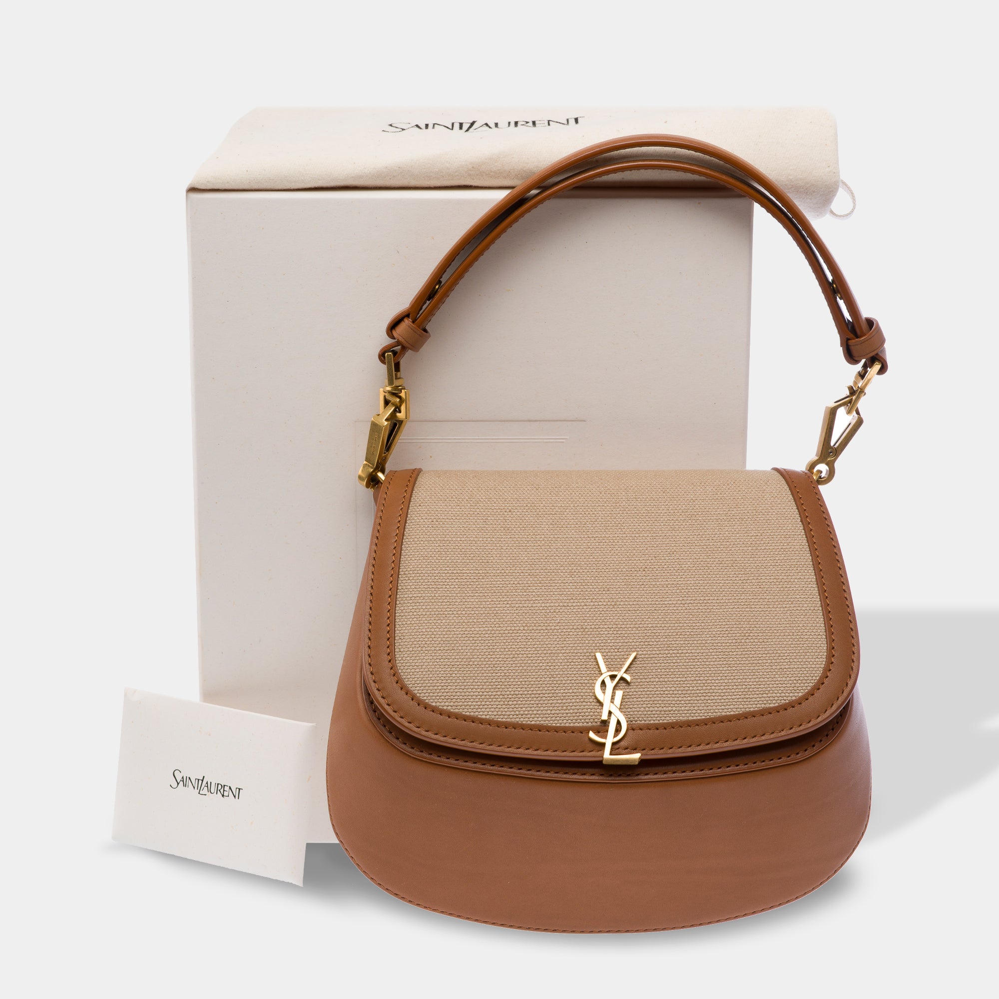 Sac YVES SAINT LAURENT en Toile Beige - 103449