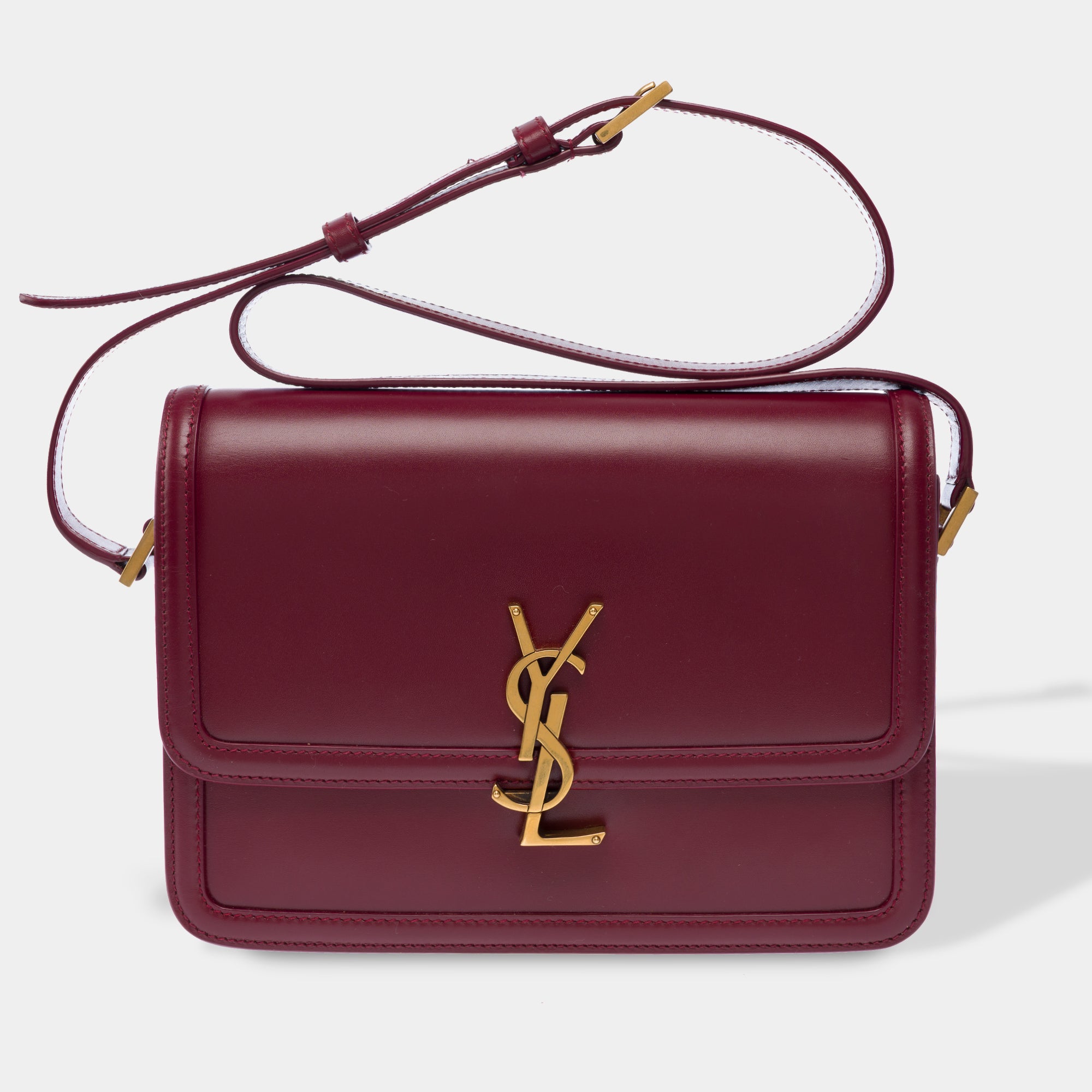 Sac YVES SAINT LAURENT en Cuir Bordeaux - 103446