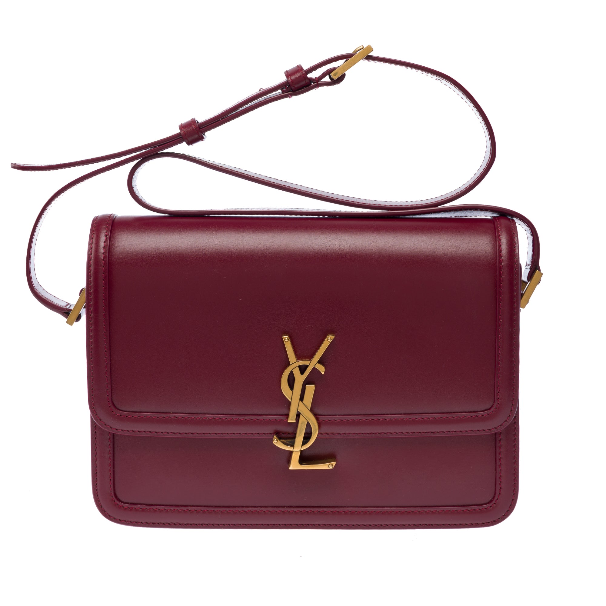 Sac YVES SAINT LAURENT en Cuir Bordeaux - 103446