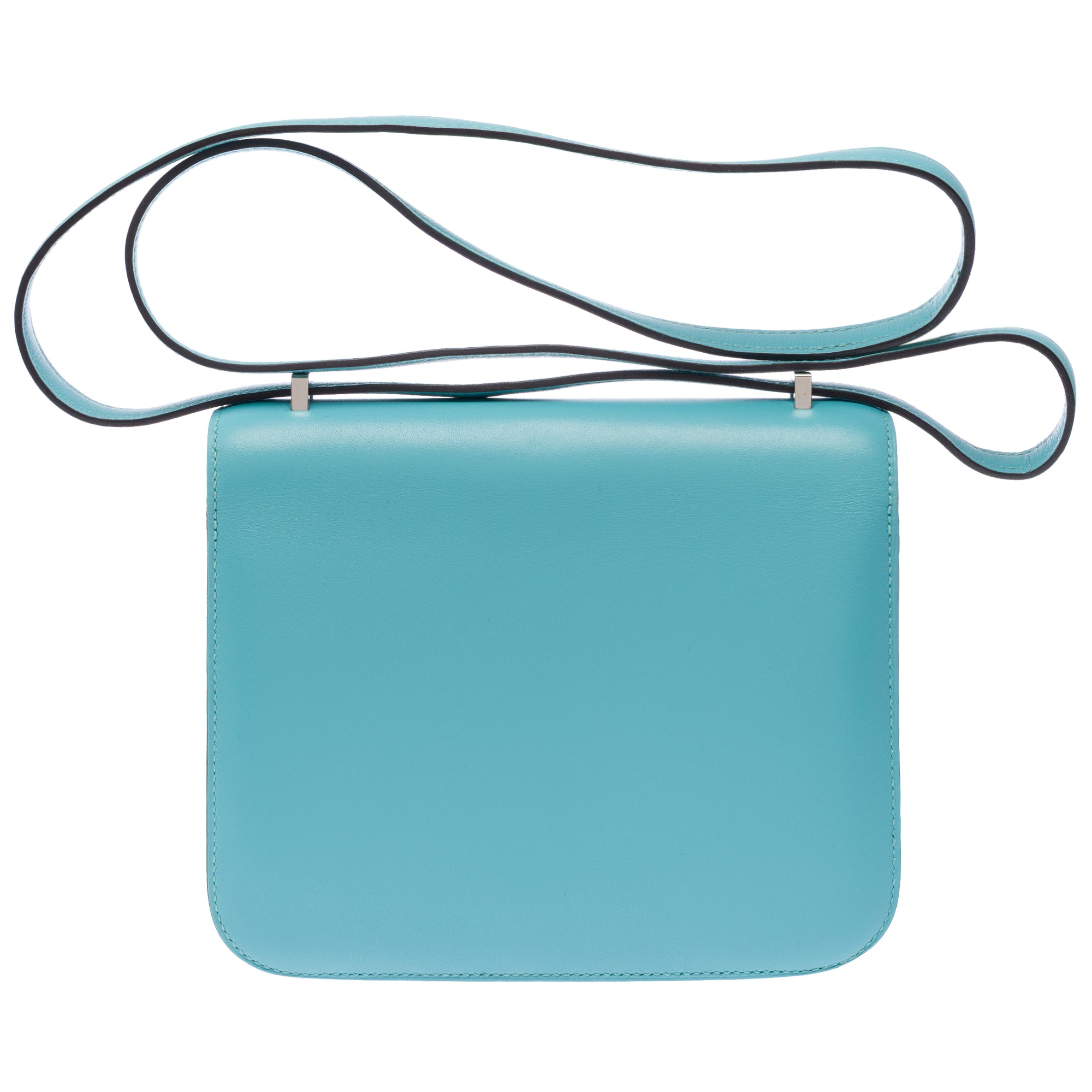 Sac HERMES Constance en Cuir Bleu - 103444