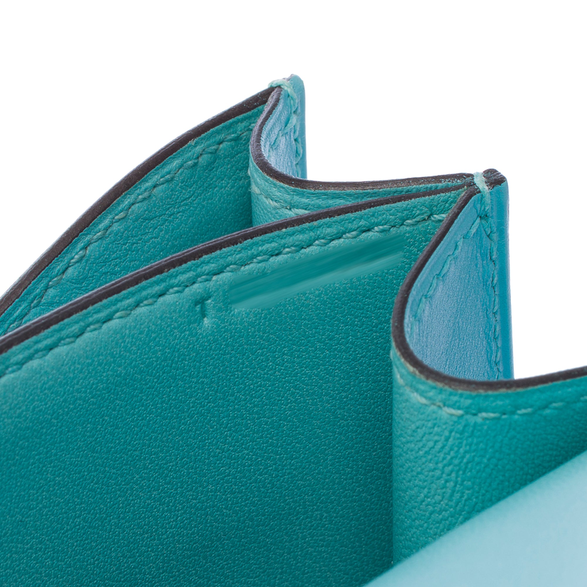 Sac HERMES Constance en Cuir Bleu - 103444