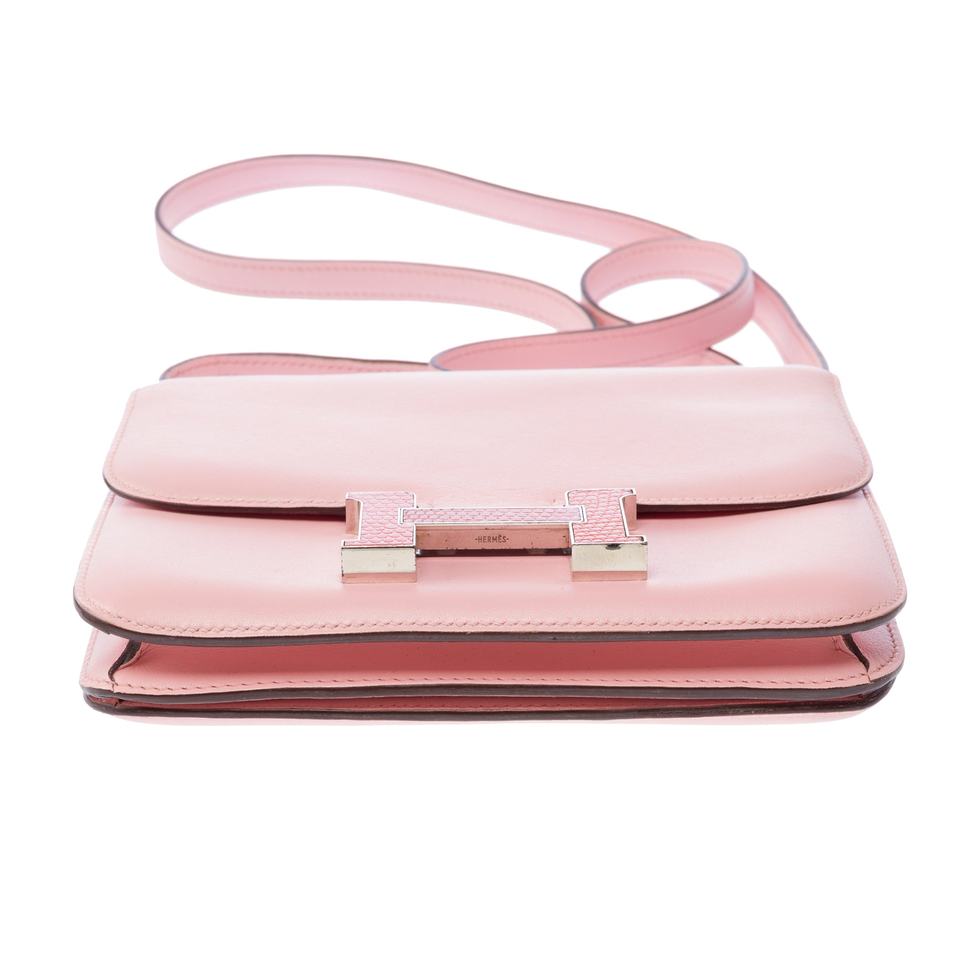 Sac HERMES Constance en Cuir Rose - 103441