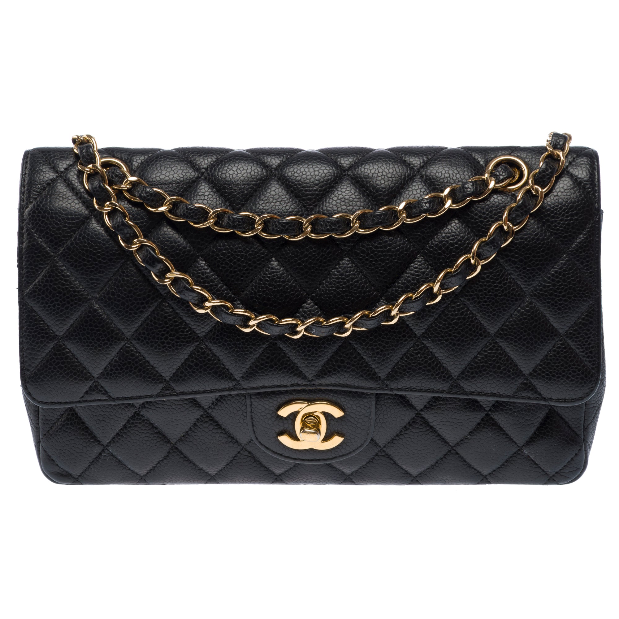 Sac CHANEL Timeless/Classique en Cuir Noir - 103437