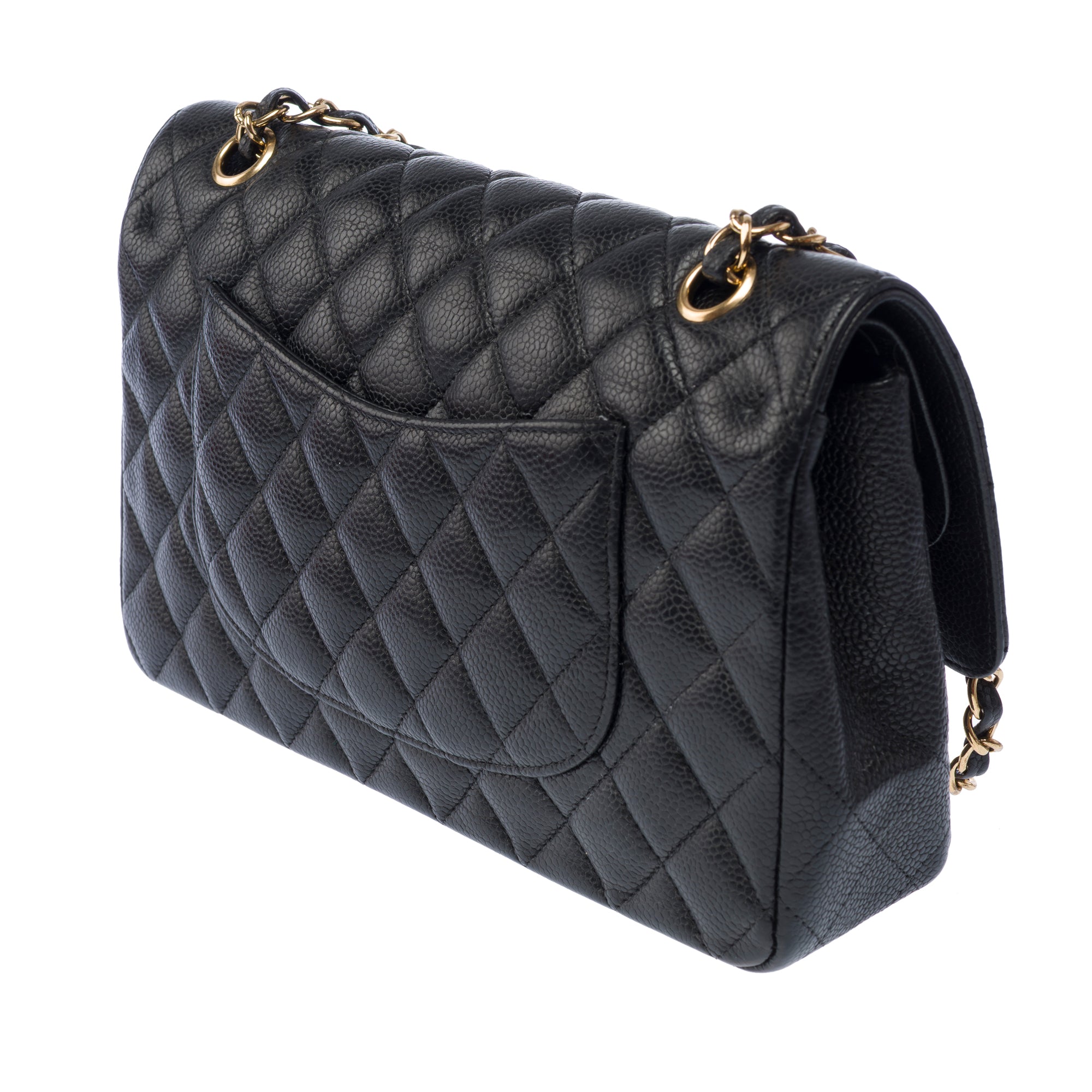 Sac CHANEL Timeless/Classique en Cuir Noir - 103437