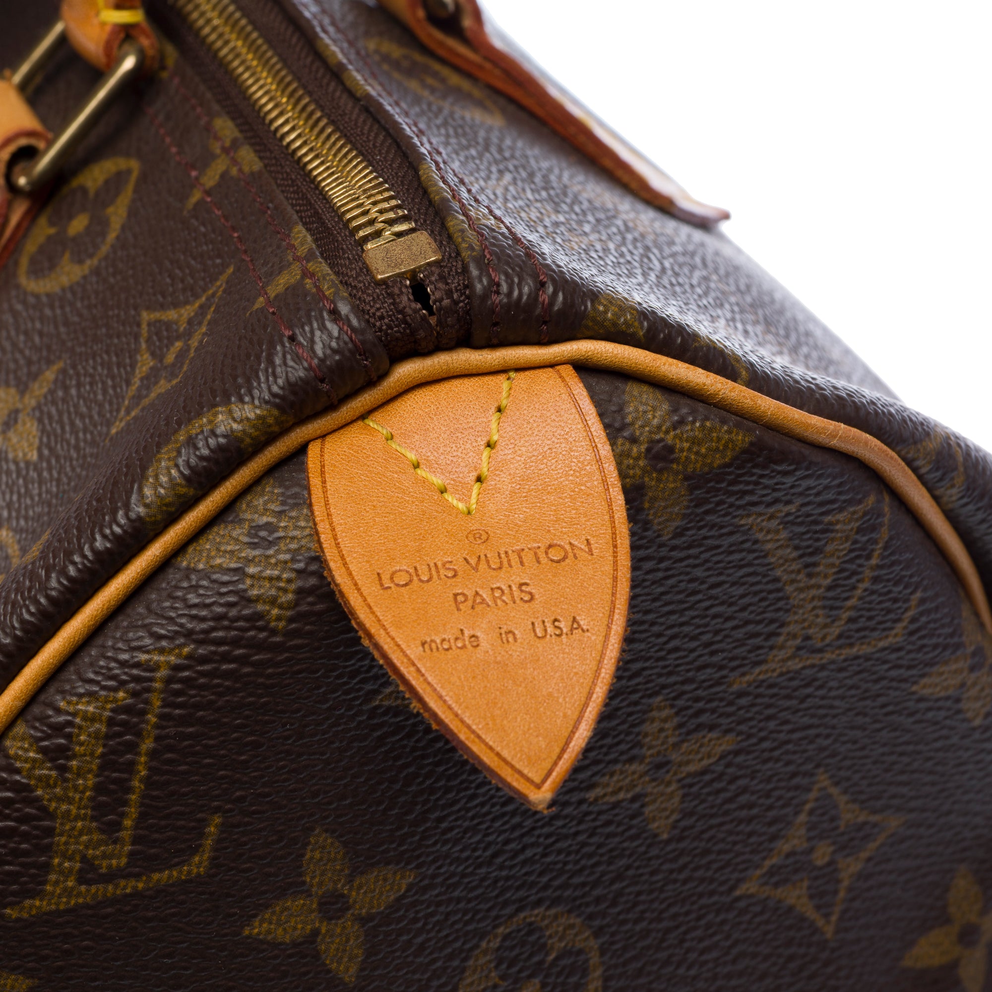 Sac LOUIS VUITTON Speedy en Toile Marron - 103438