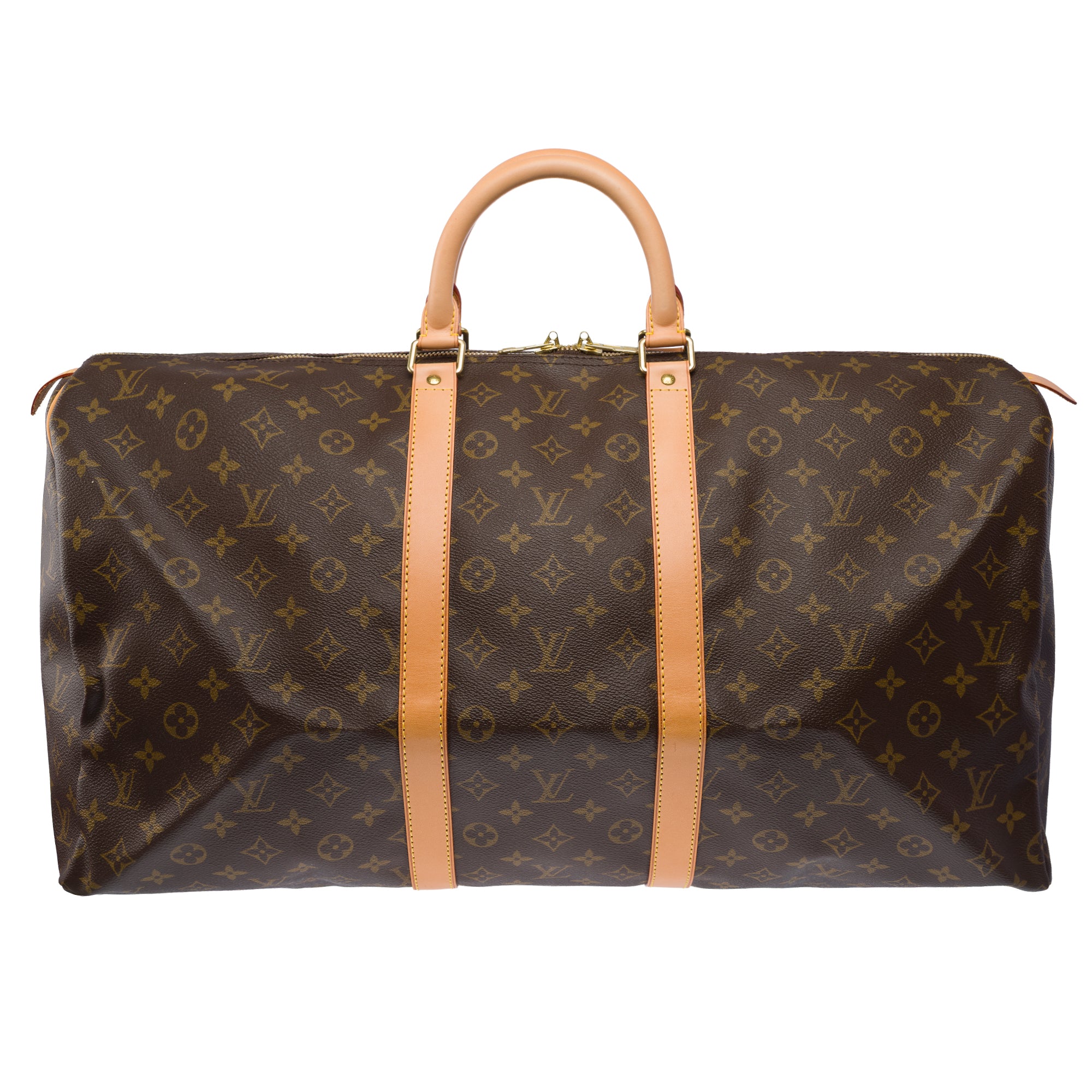 Sac LOUIS VUITTON Keepall en Toile Marron - 103439