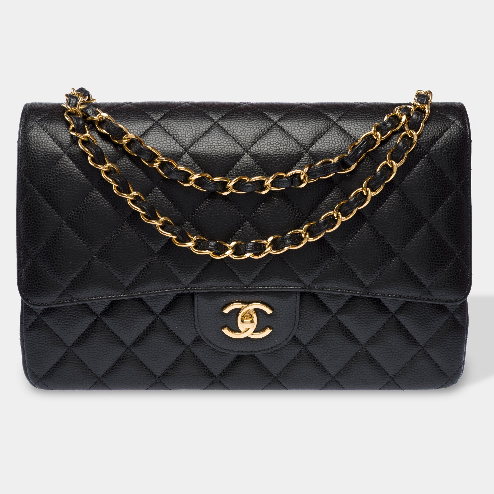 Sac CHANEL Timeless/Classique en Cuir Noir - 103468