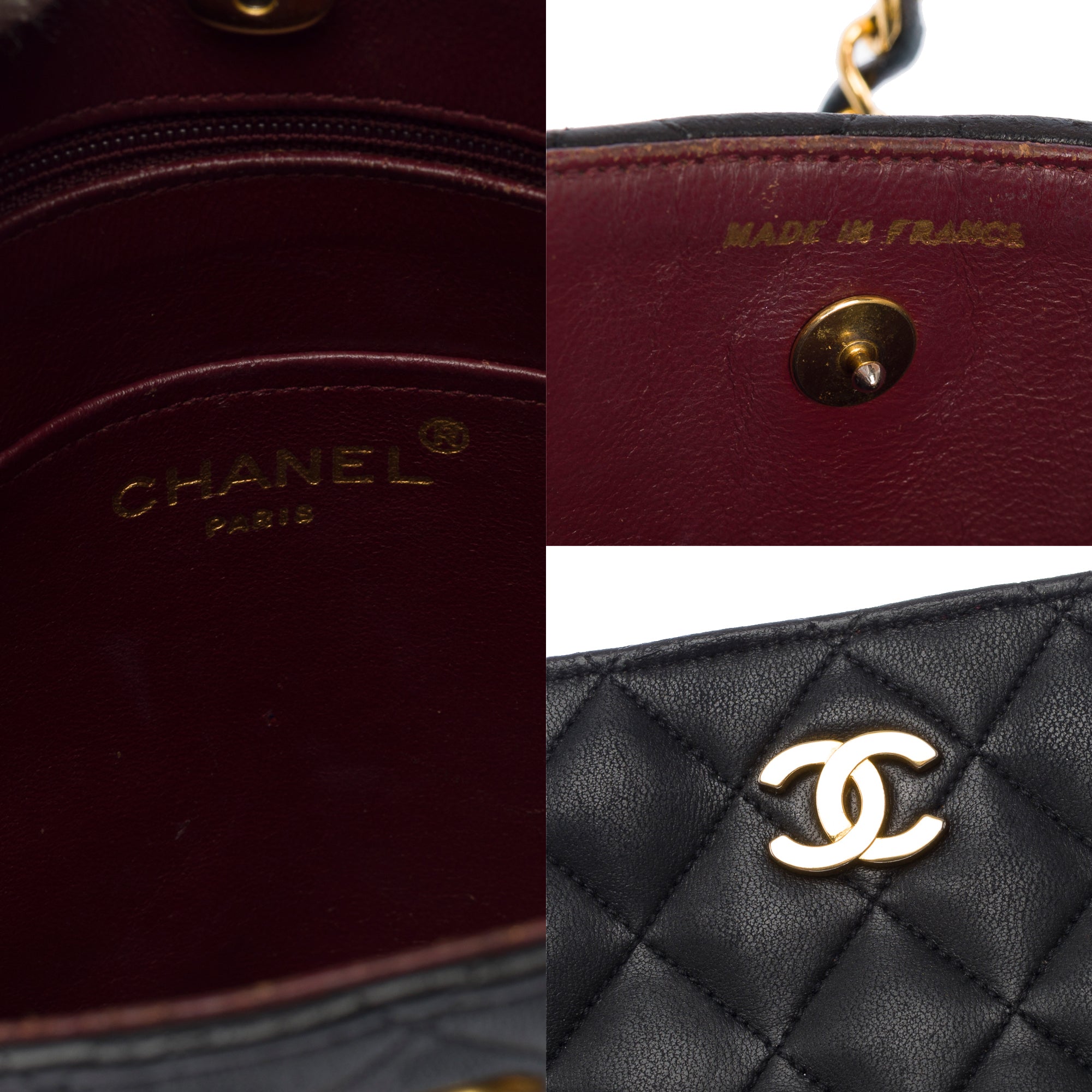 Sac CHANEL en Cuir Noir - 103456