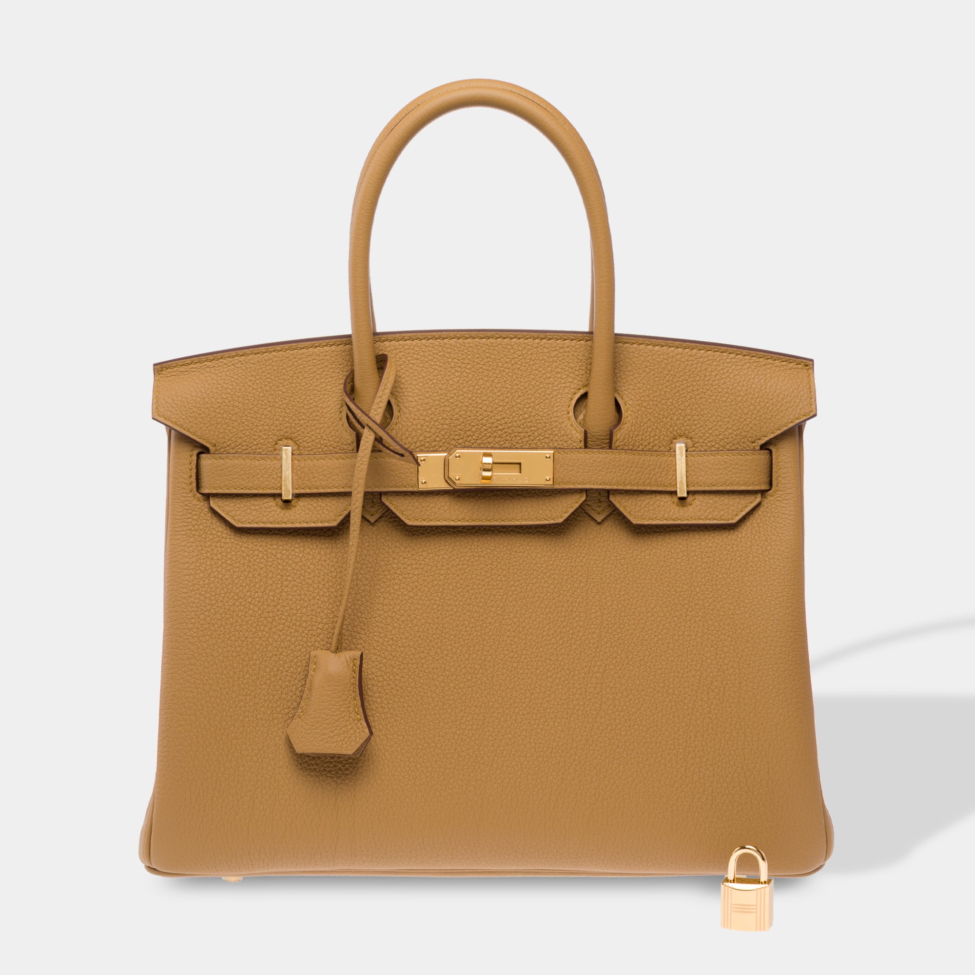 Sac HERMES Birkin 30 en Cuir Beige - 103465