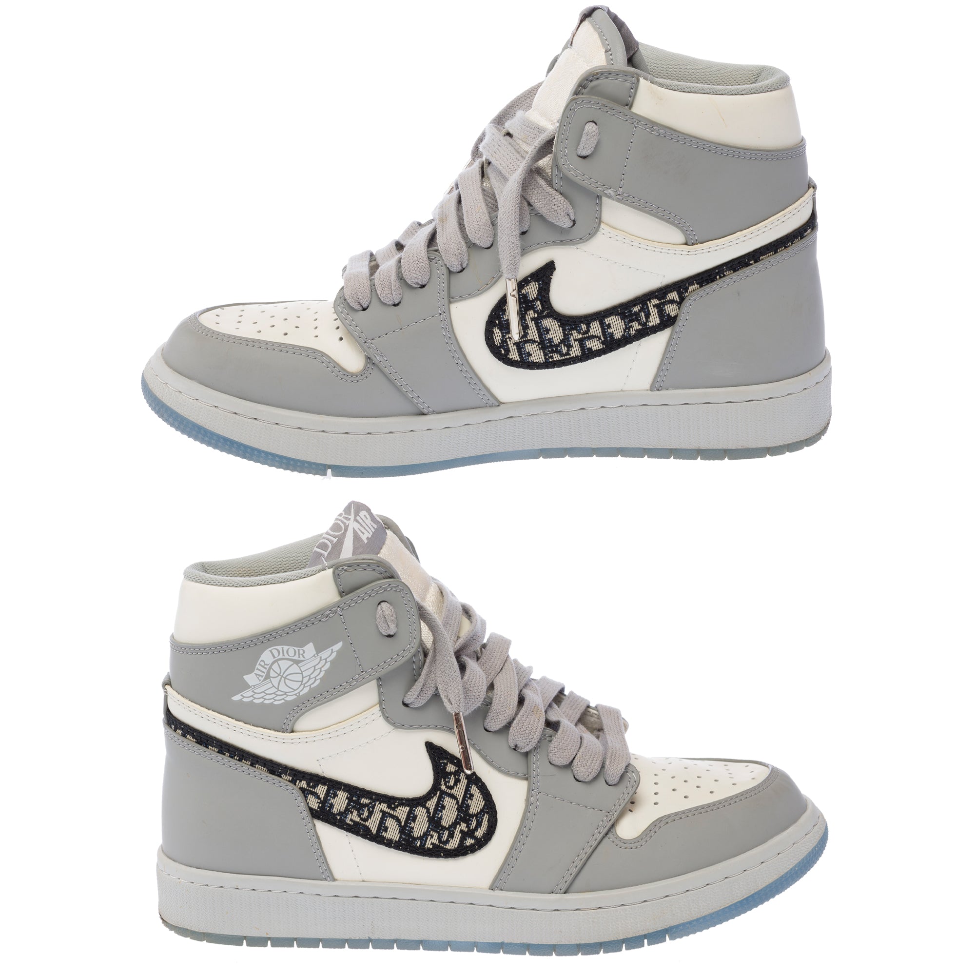 Chaussure NIKE en Cuir Gris - 103467