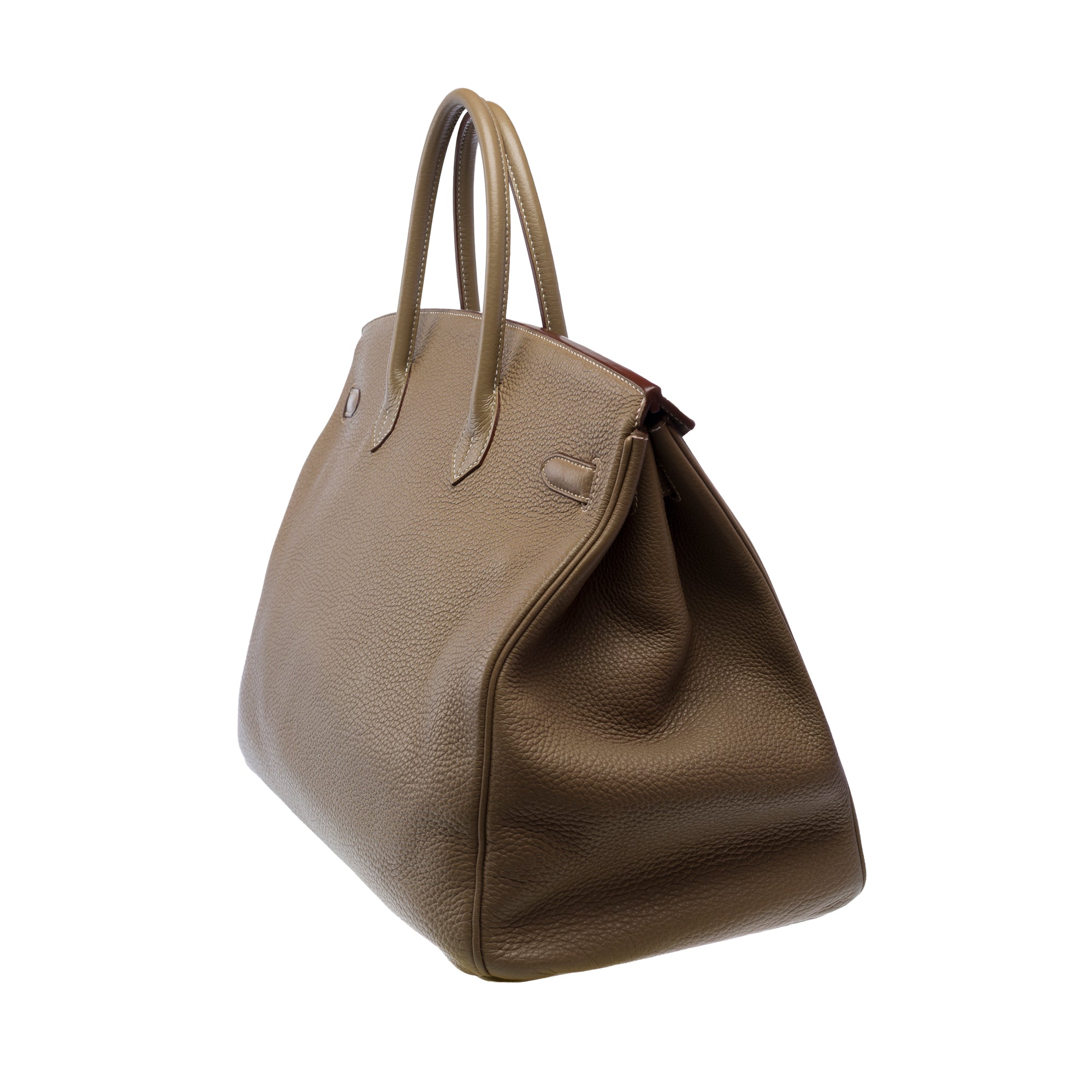 Sac HERMES Birkin 40 en Cuir Étoupe - 103388