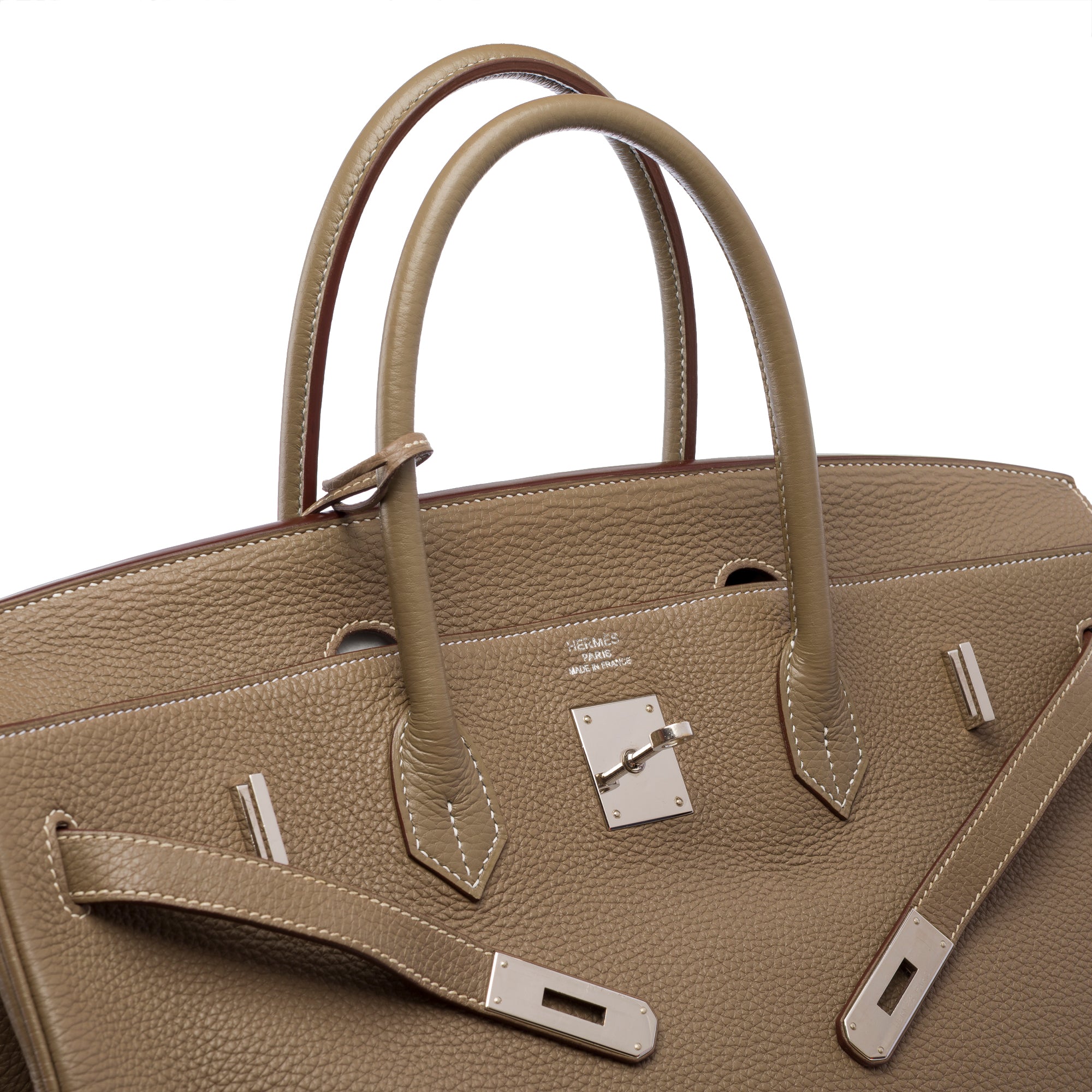 Sac HERMES Birkin 40 en Cuir Étoupe - 103388