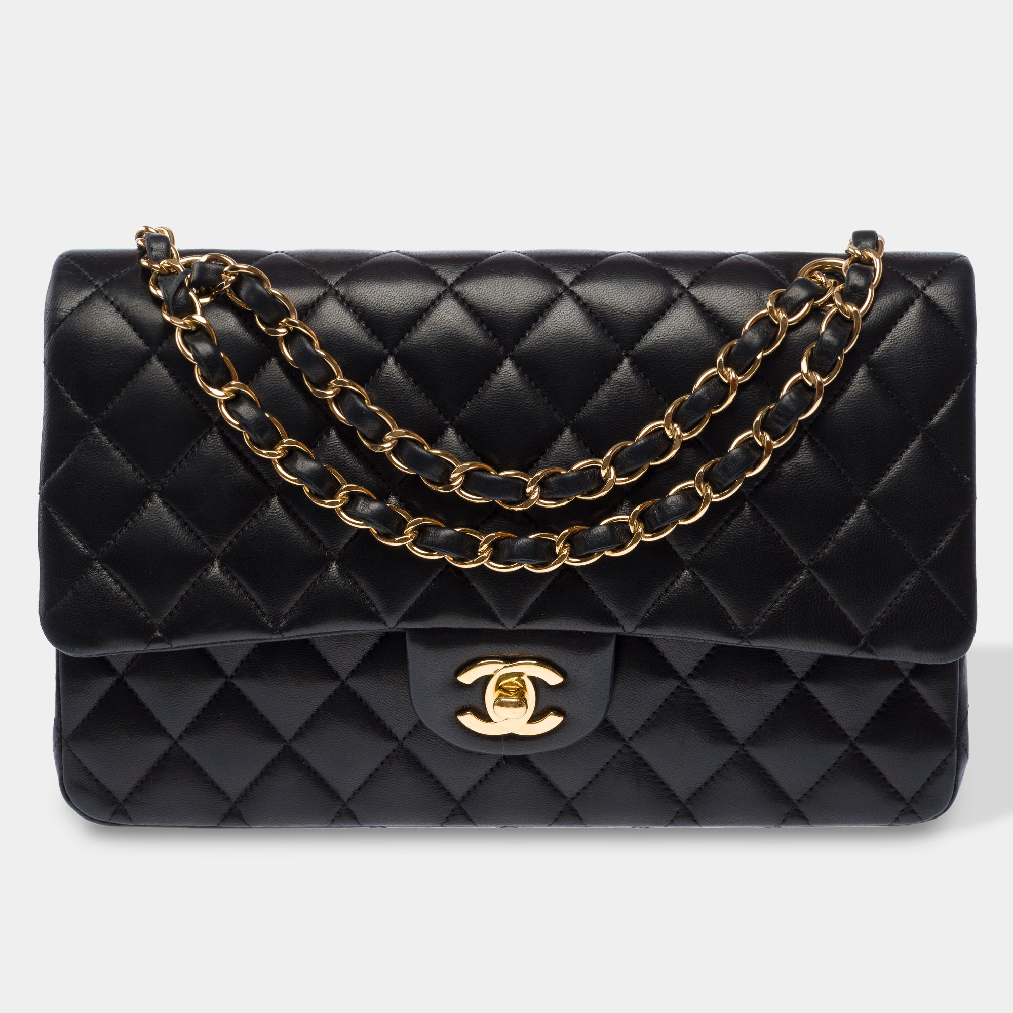 Sac CHANEL Timeless/Classique en Cuir Noir - 103460