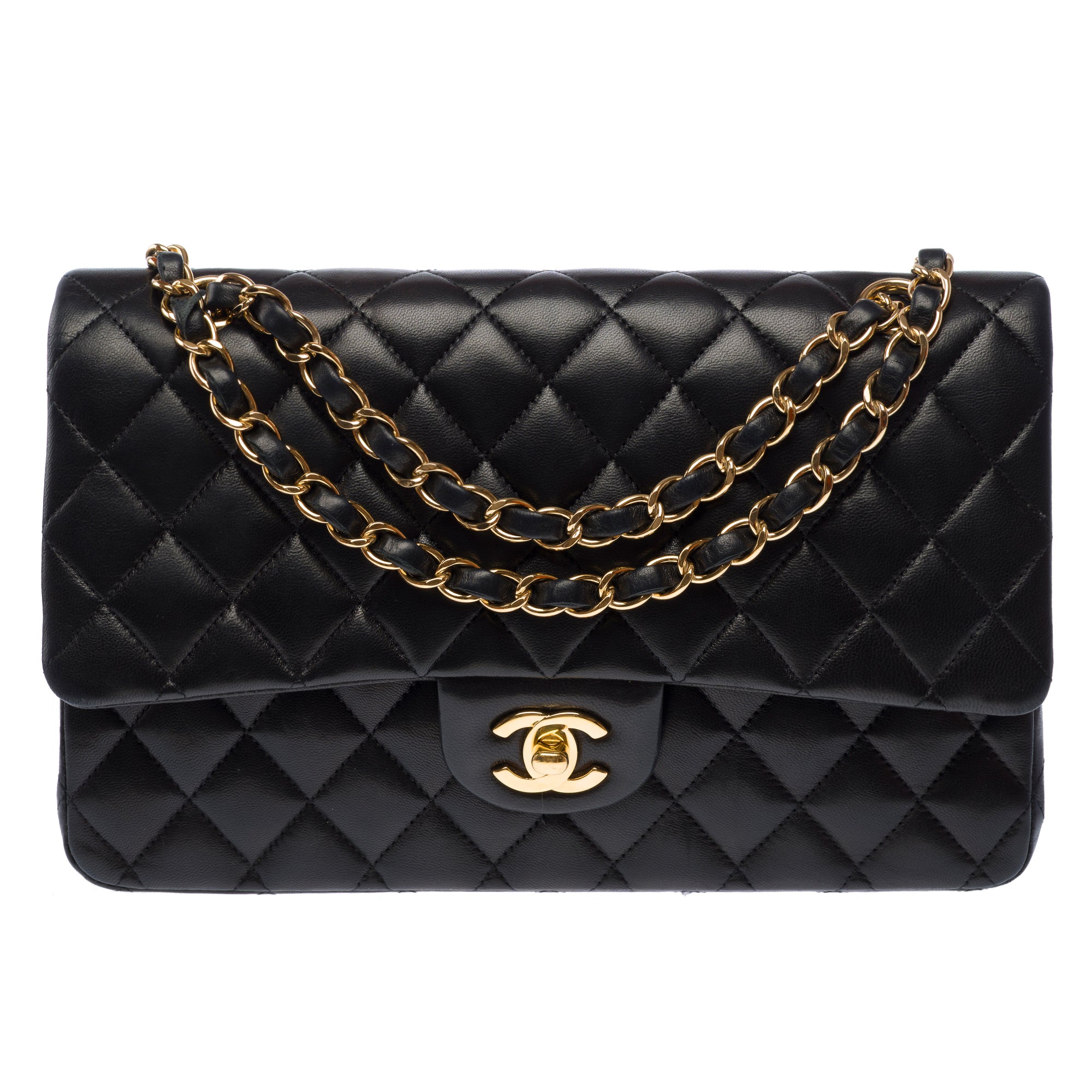 Sac CHANEL Timeless/Classique en Cuir Noir - 103460