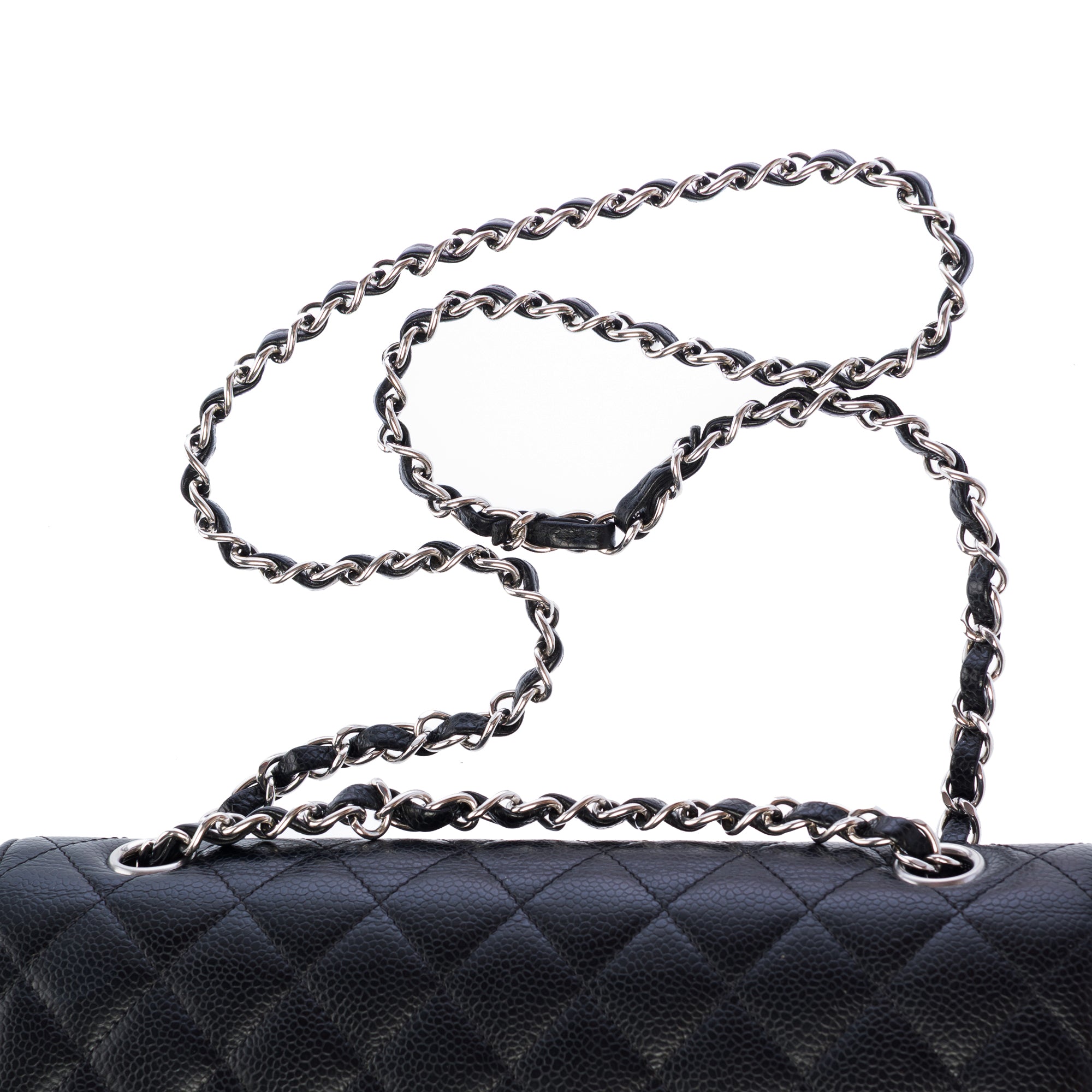 Sac CHANEL Timeless/Classique en Cuir Noir - 103459
