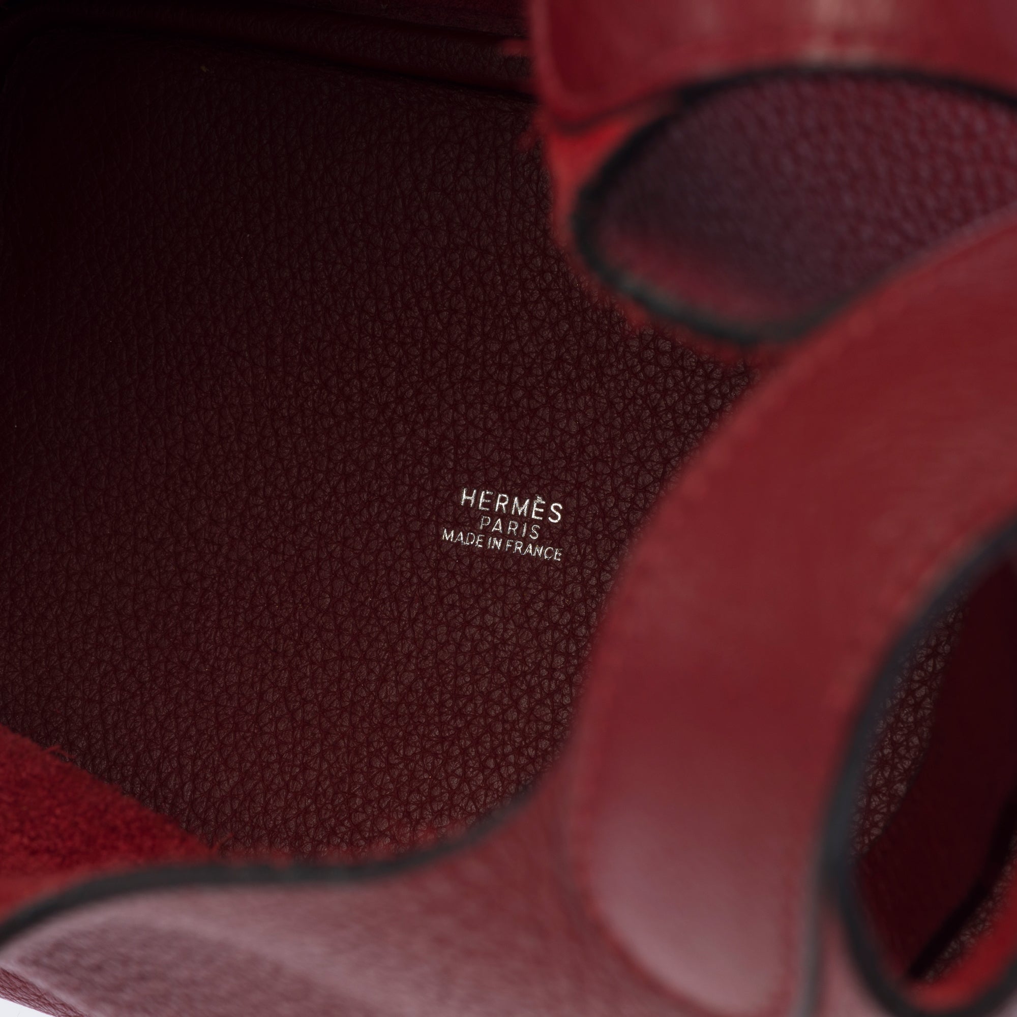 Sac HERMES Picotin en Cuir Bordeaux - 103462