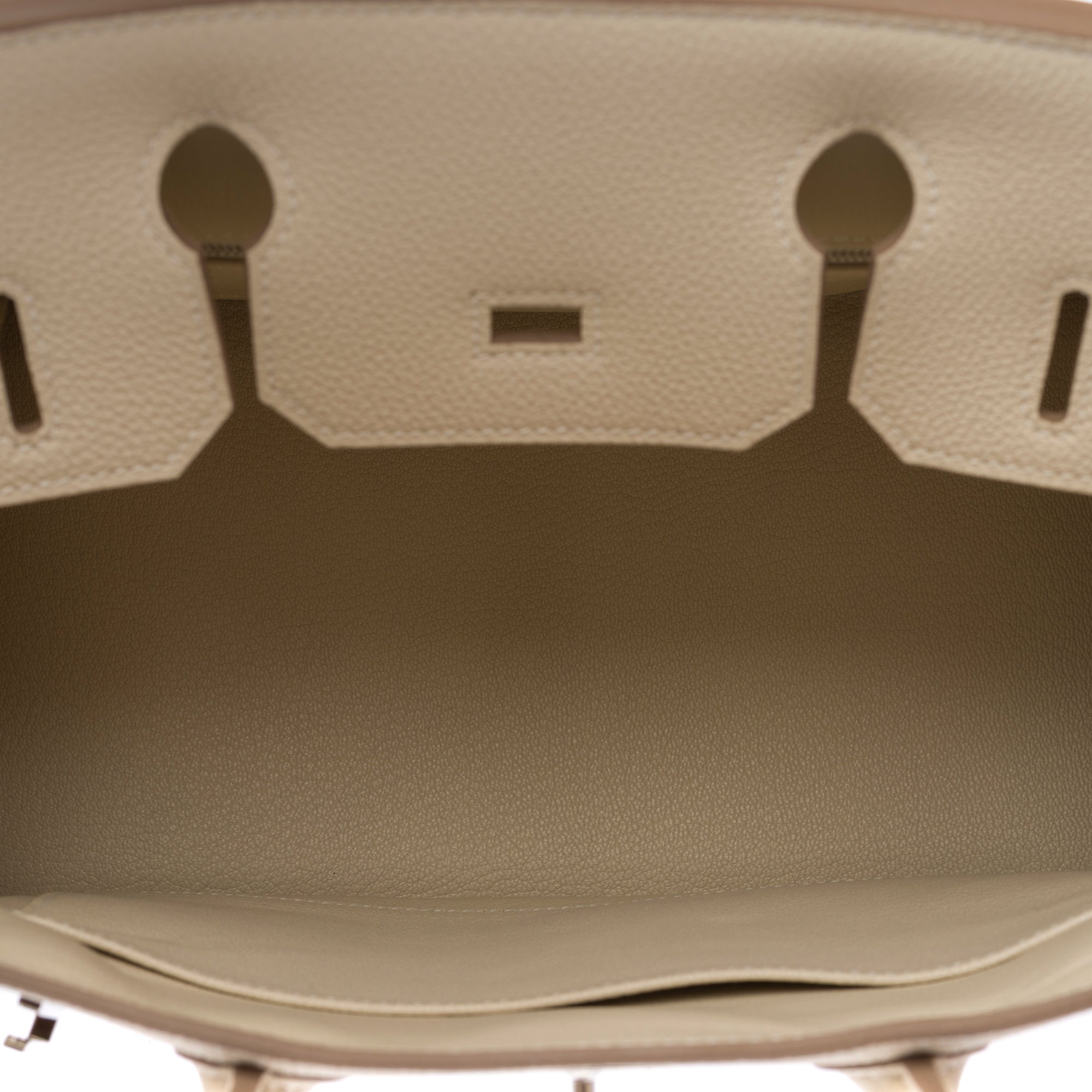 Sac HERMES Birkin 30 en Cuir Blanc - 103472