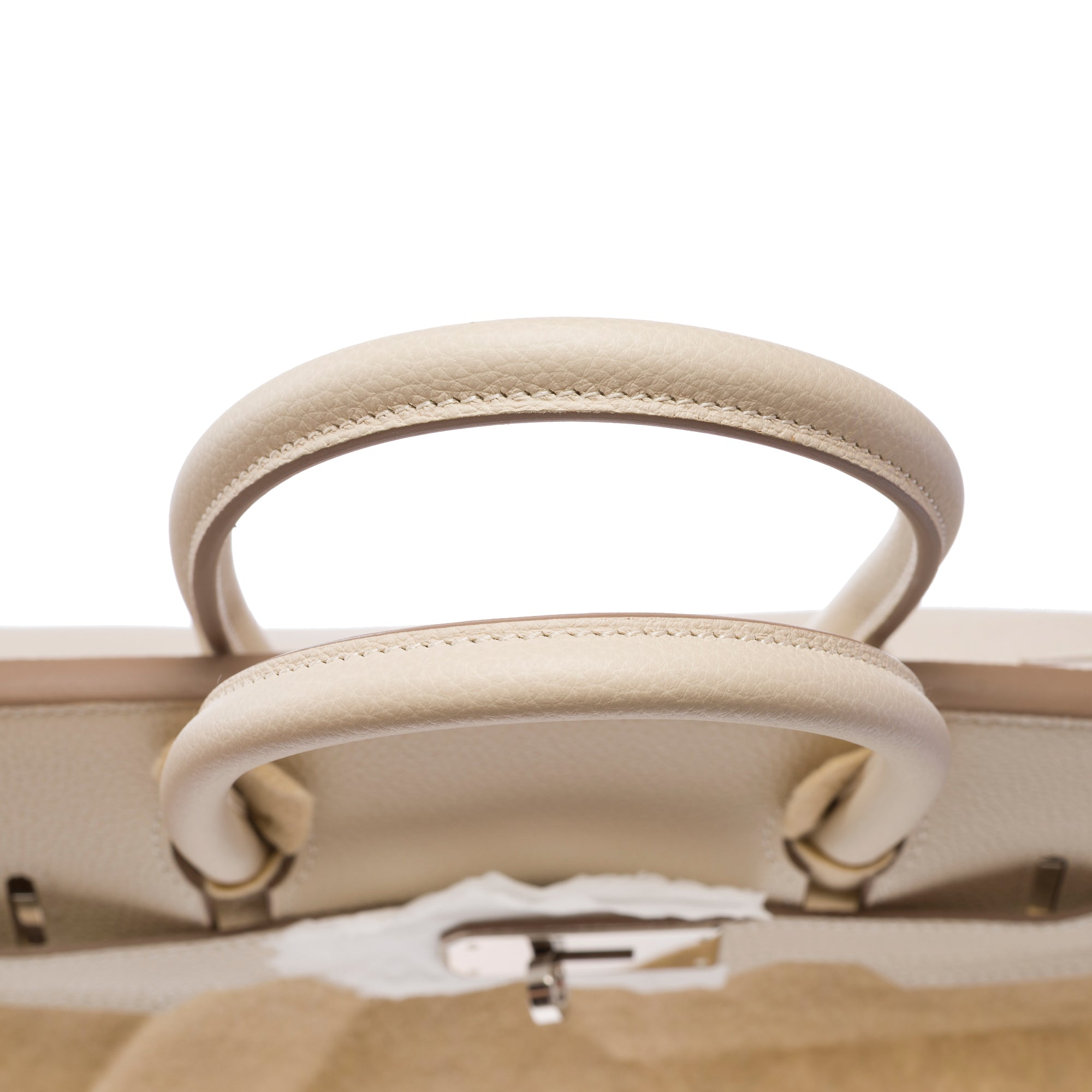 Sac HERMES Birkin 30 en Cuir Blanc - 103472
