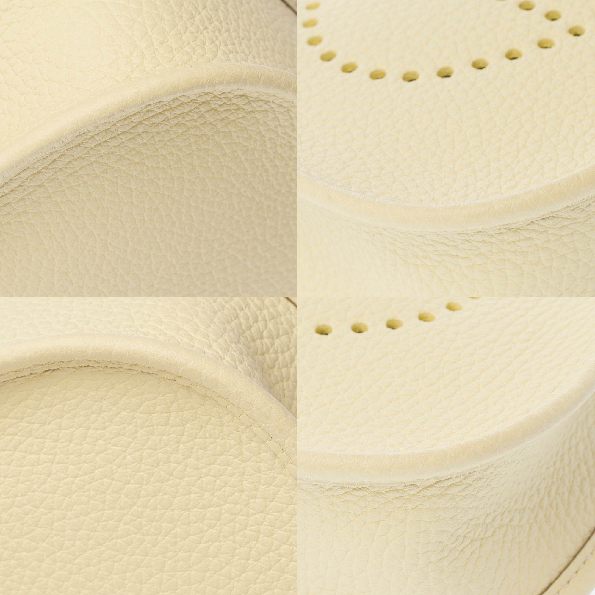 Sac HERMES Mini Evelyne en Cuir Jaune - 103473