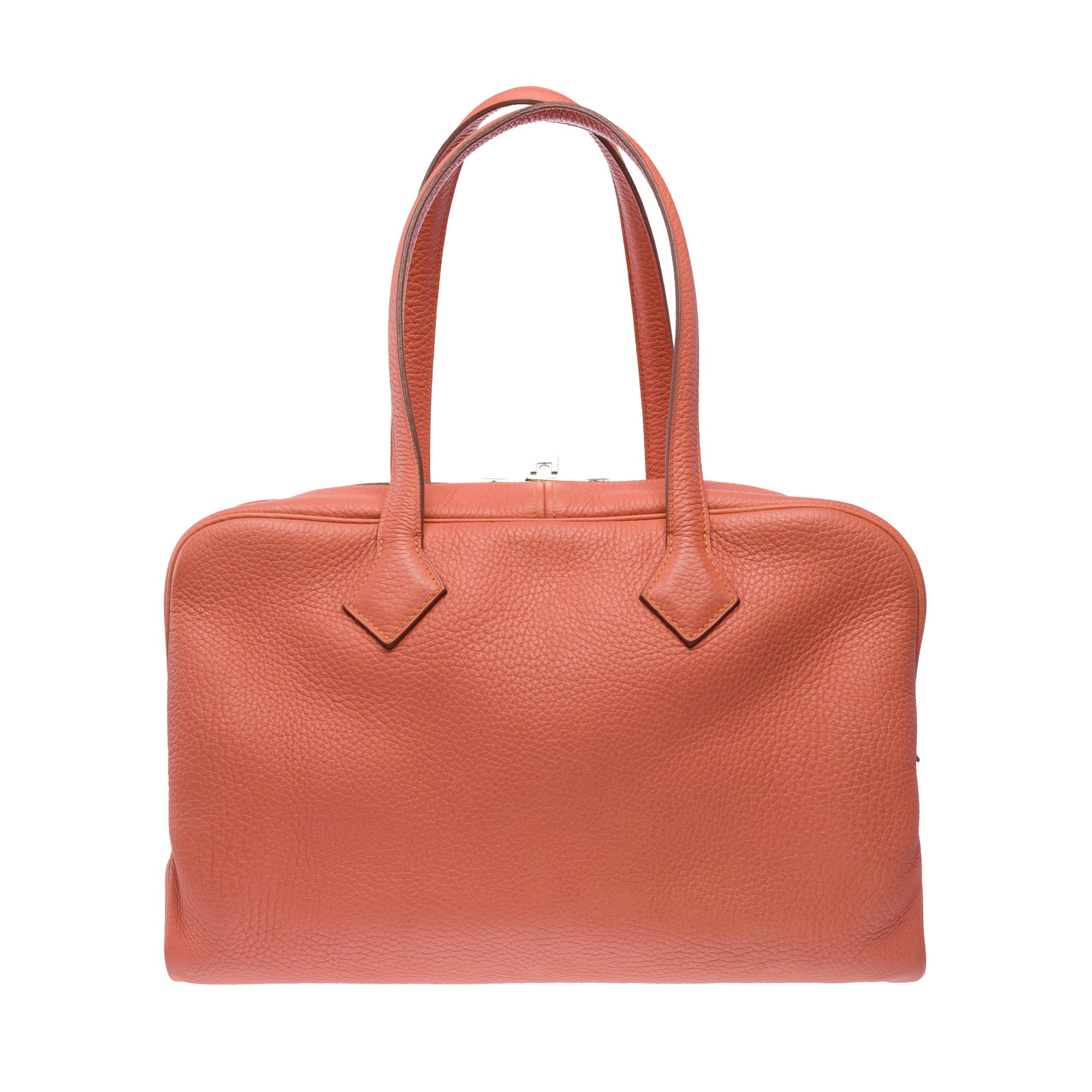 Sac HERMES Victoria en Cuir Rose - 103481