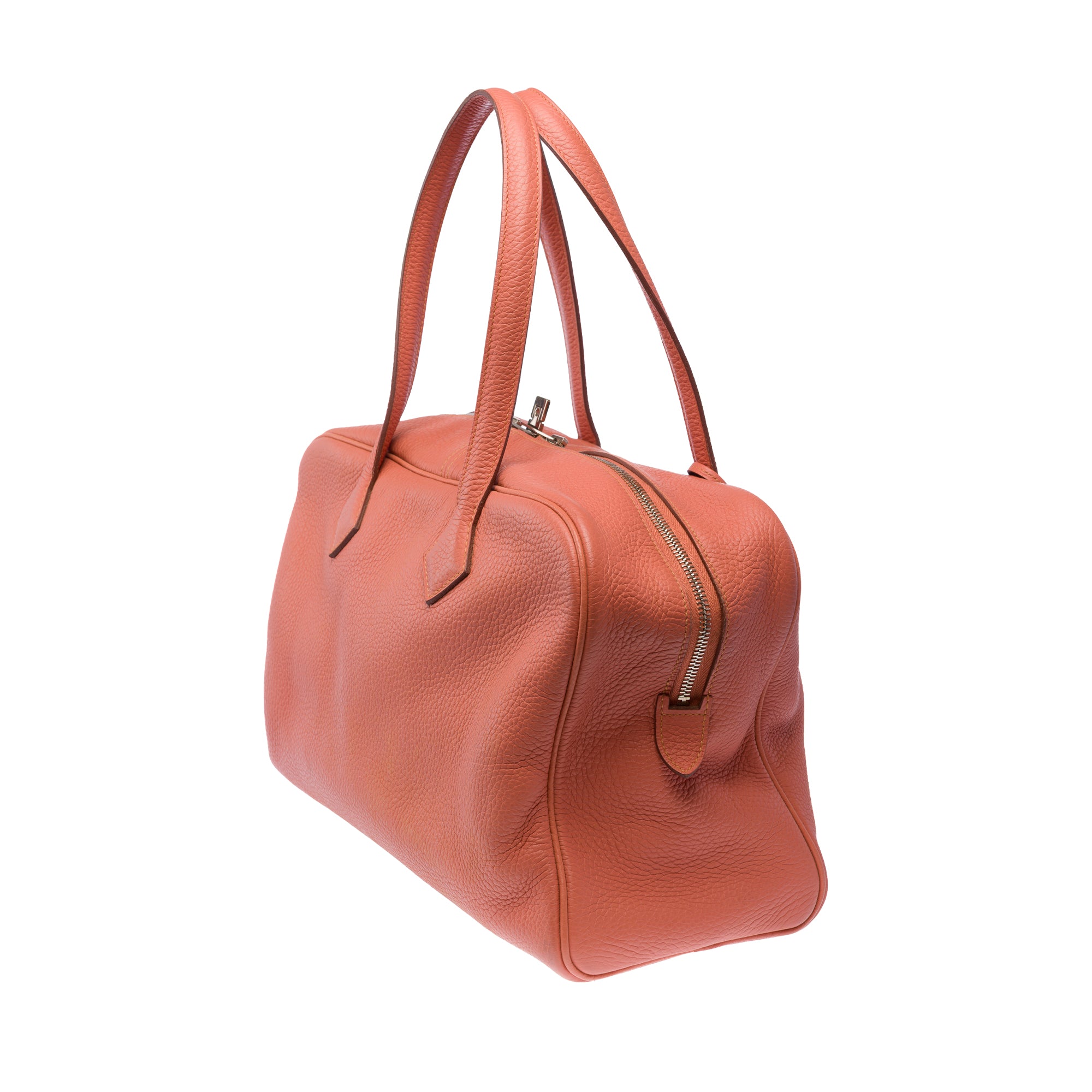 Sac HERMES Victoria en Cuir Rose - 103481