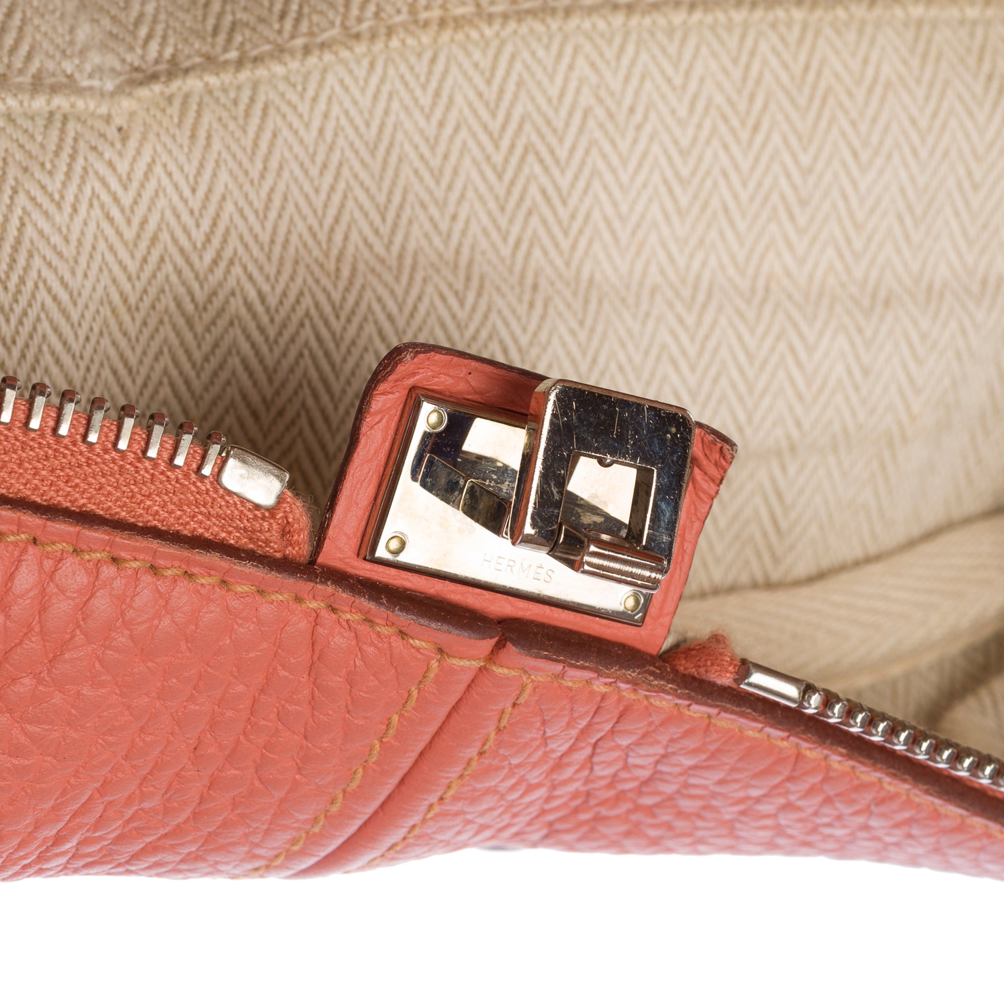 Sac HERMES Victoria en Cuir Rose - 103481