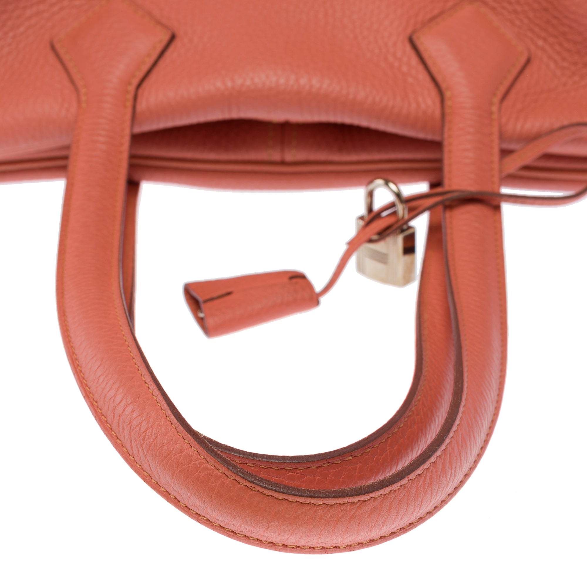 Sac HERMES Victoria en Cuir Rose - 103481