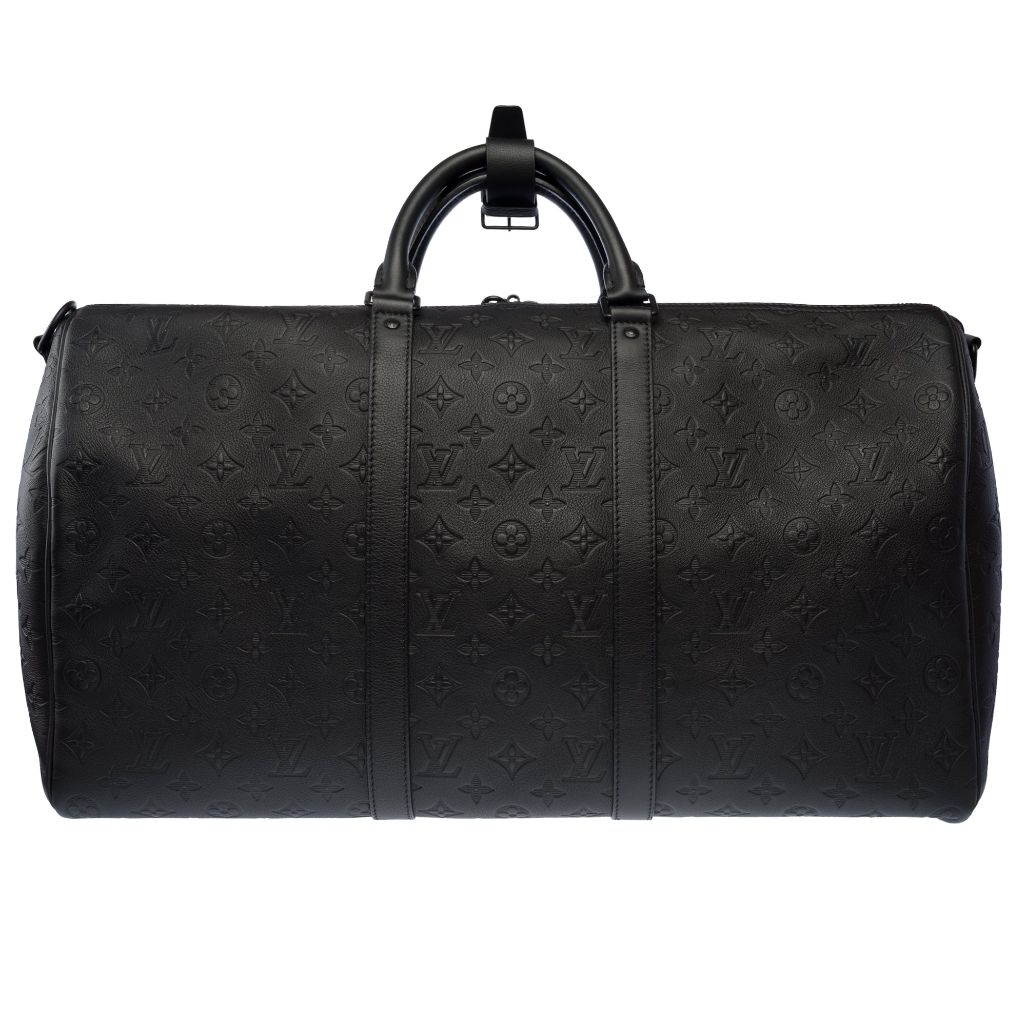 Sac LOUIS VUITTON Keepall en Cuir Noir - 103482