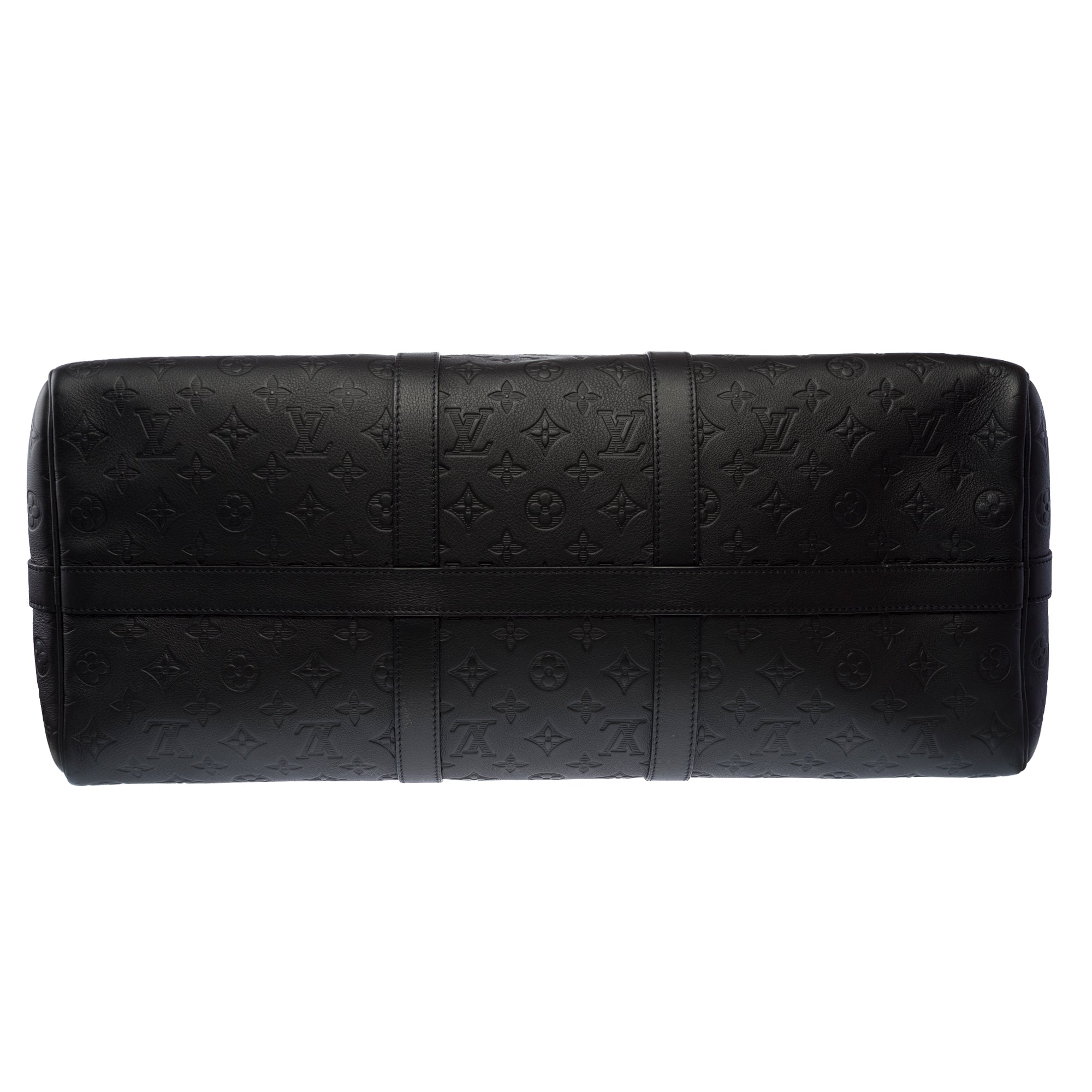 Sac LOUIS VUITTON Keepall en Cuir Noir - 103482
