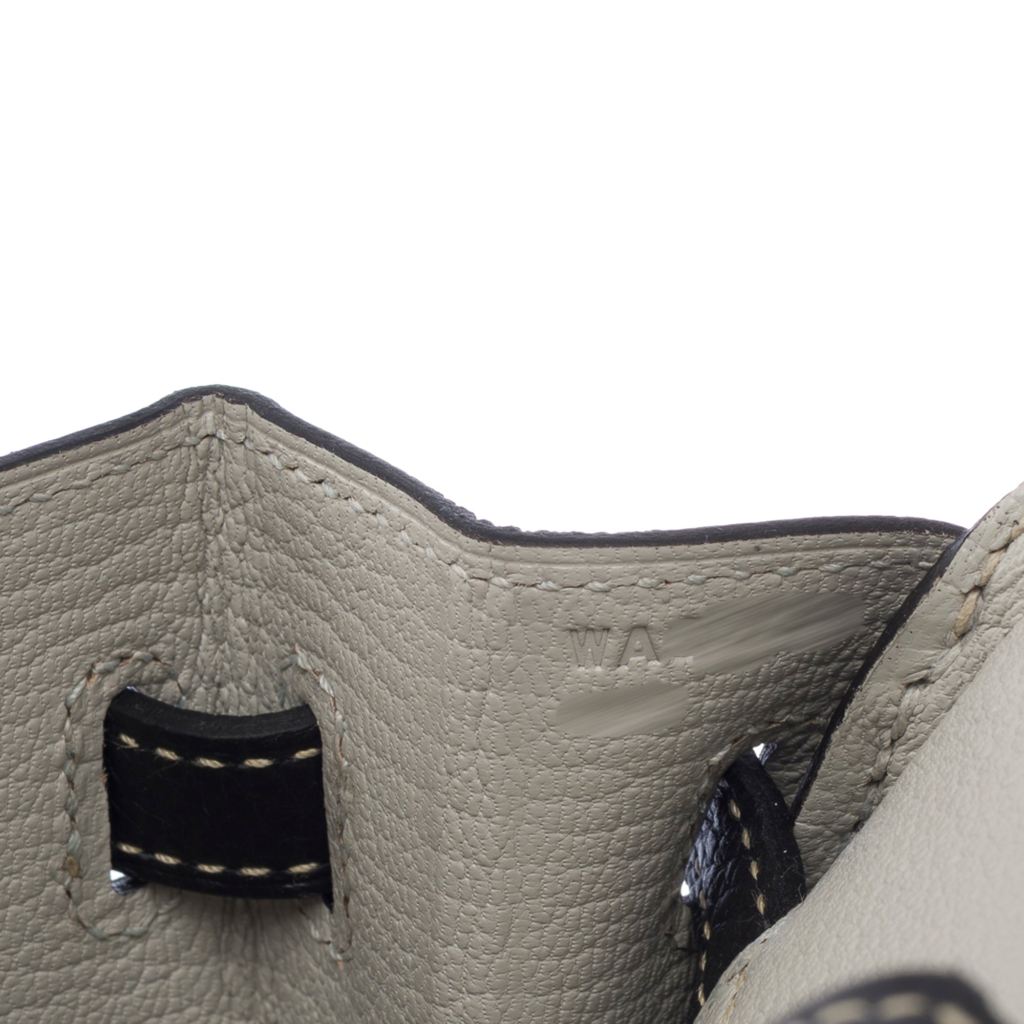 Sac HERMES Birkin 25 en Cuir Noir - 103470