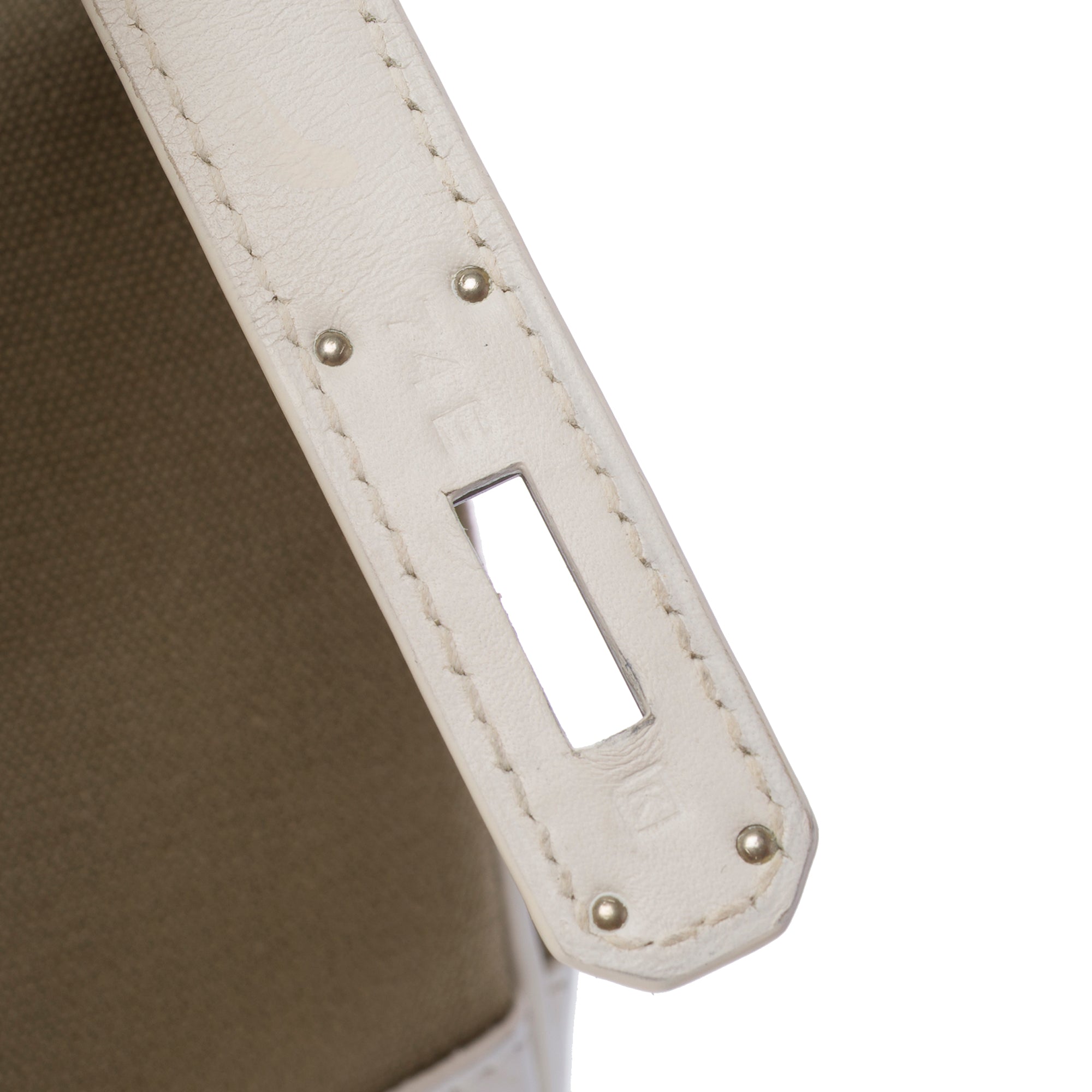 Sac HERMES Birkin 35 en Toile Vert - 103485