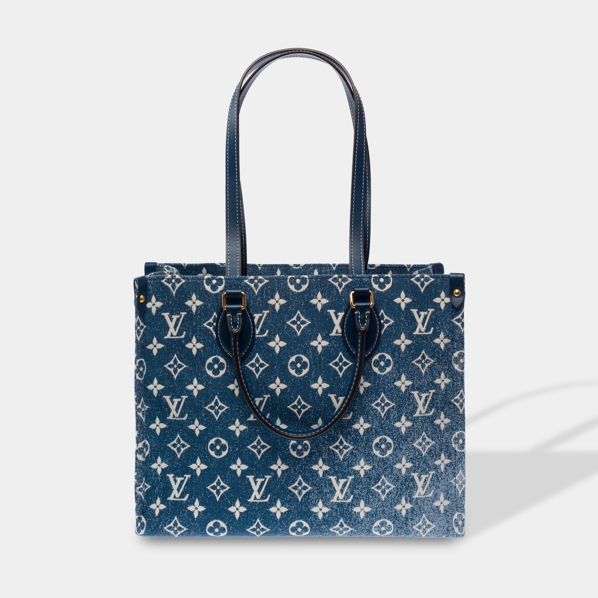 Sac LOUIS VUITTON Onthego en Denim Bleu - 103480
