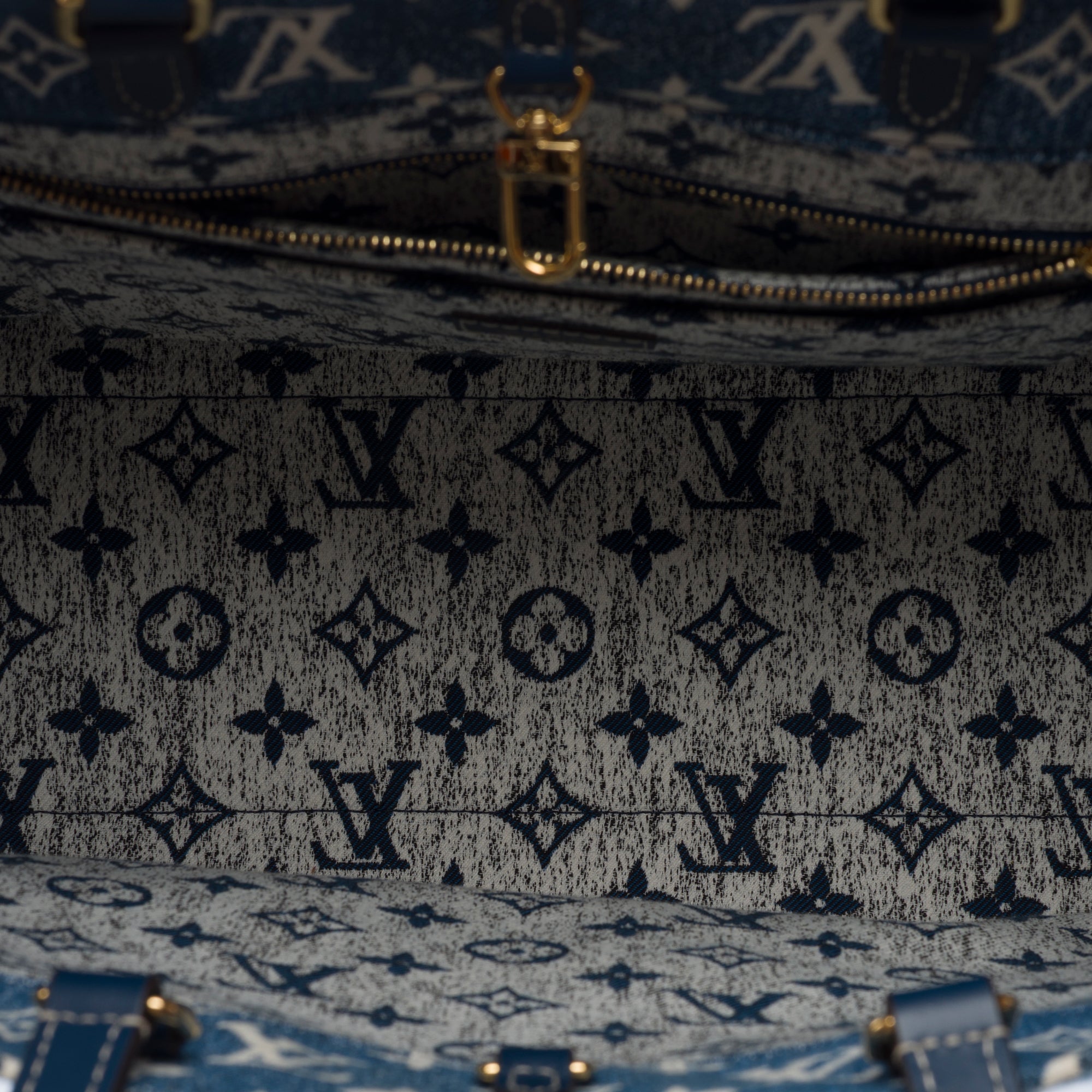 Sac LOUIS VUITTON Onthego en Denim Bleu - 103480