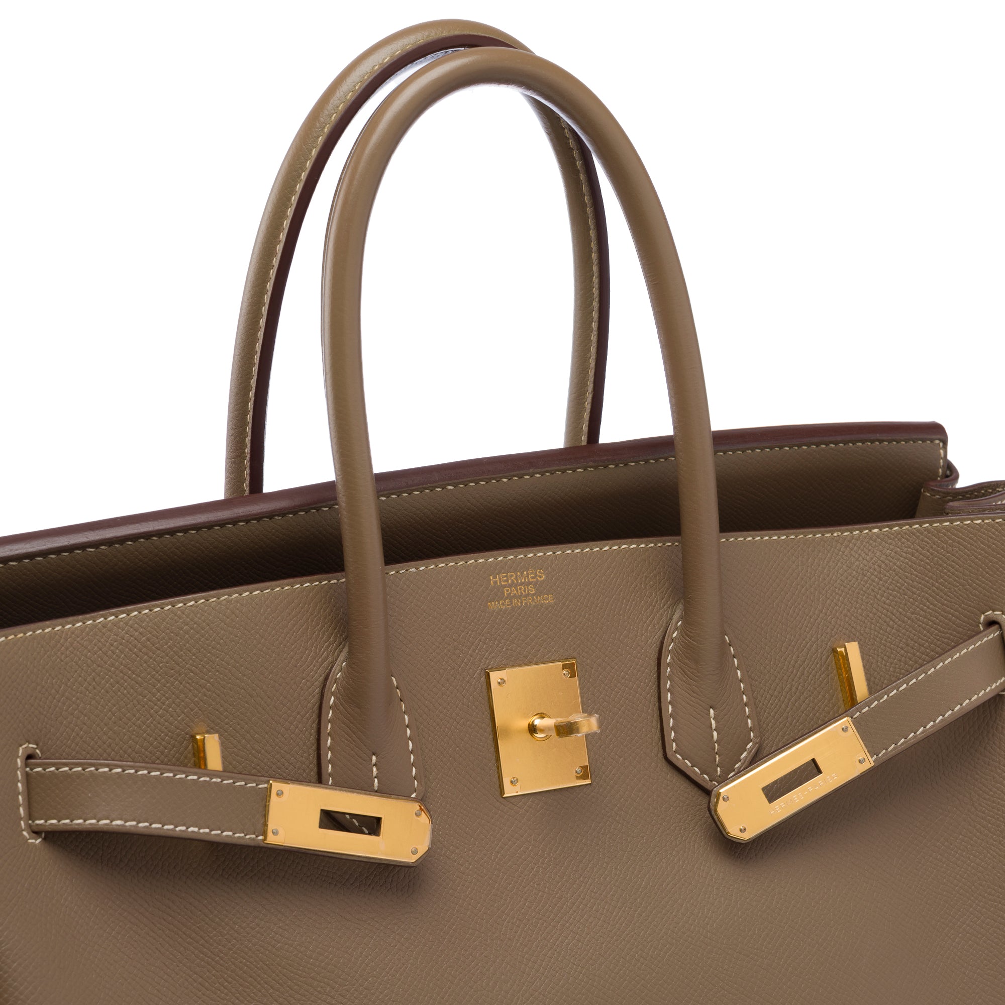 Sac HERMES Birkin 35 en Cuir Étoupe - 103484