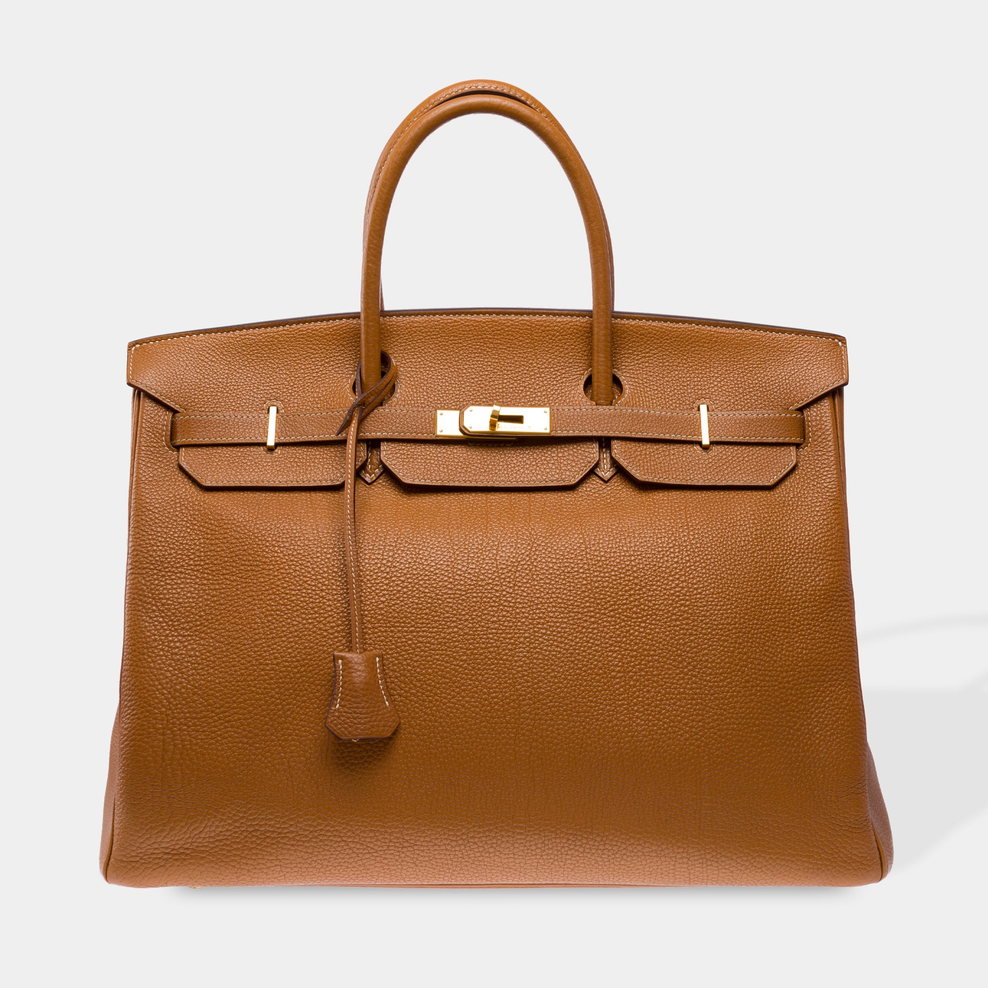 Sac HERMES Birkin 40 en Cuir Doré - 103387