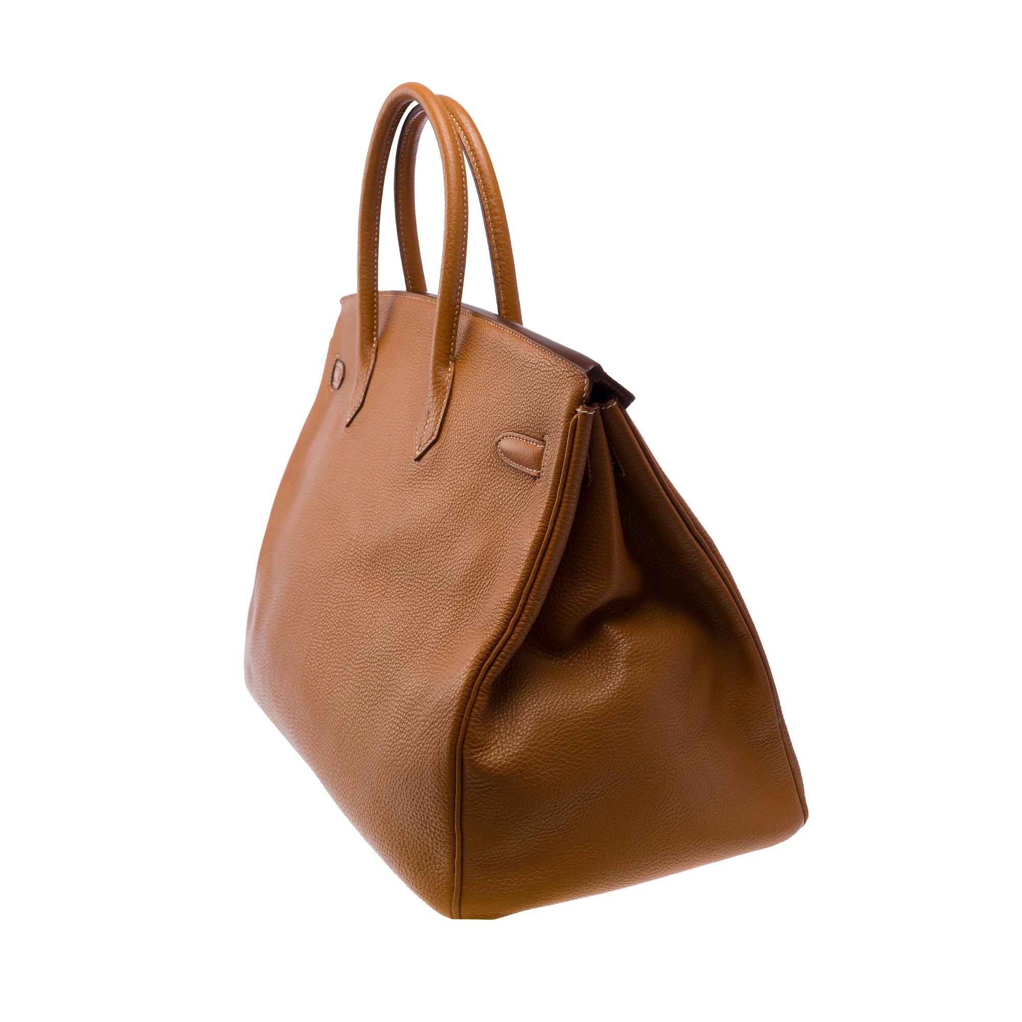 Sac HERMES Birkin 40 en Cuir Doré - 103387