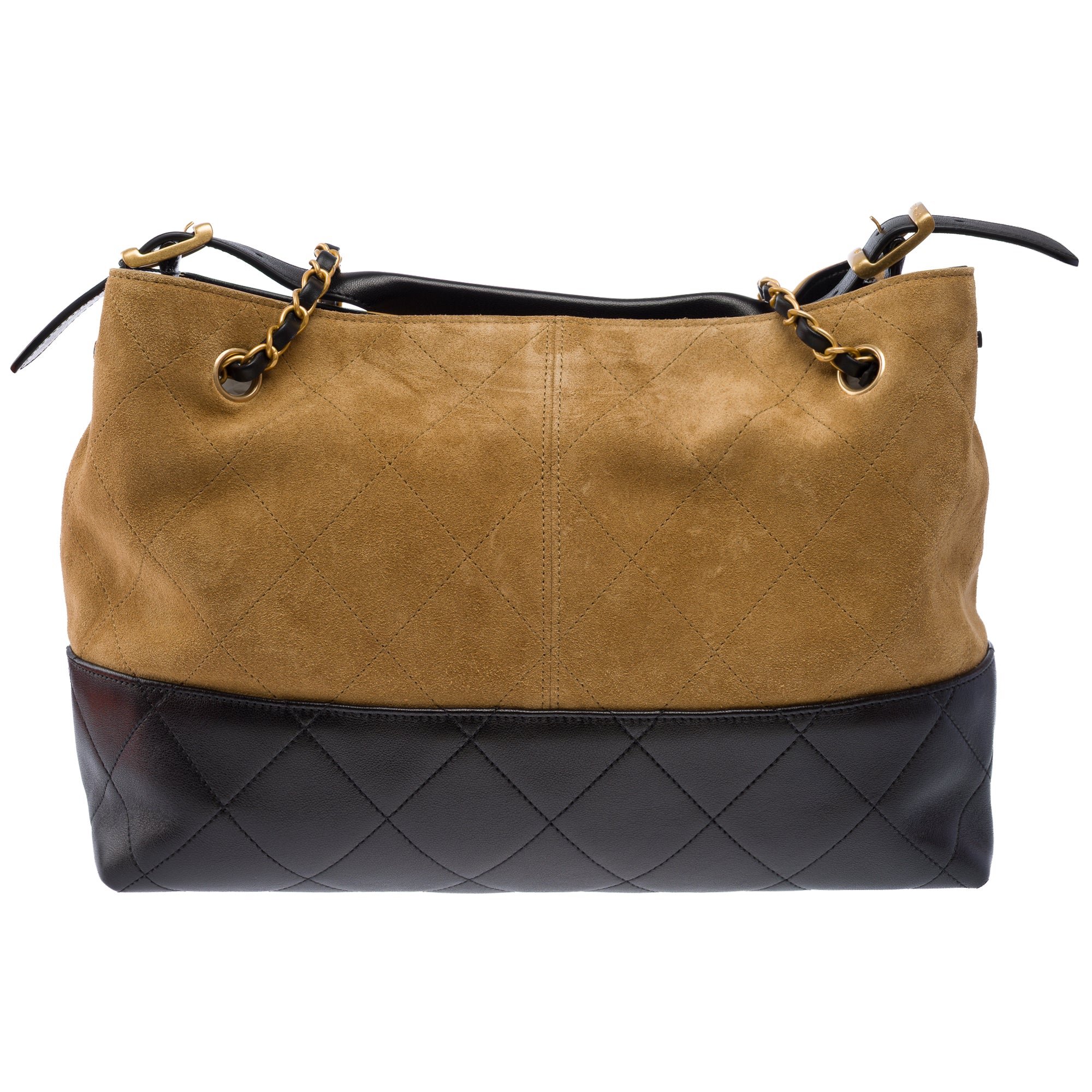 Sac CHANEL en Suède Beige - 103487