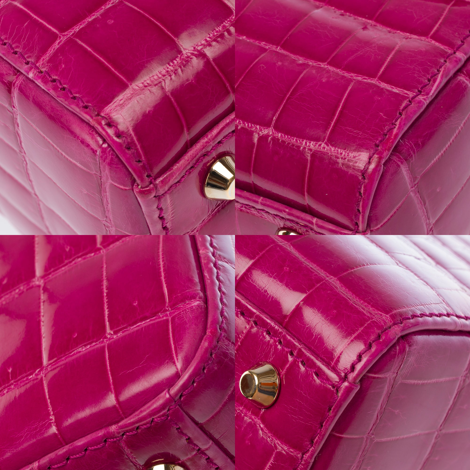 Sac DIOR Lady Dior en Crocodile Rose - 103491