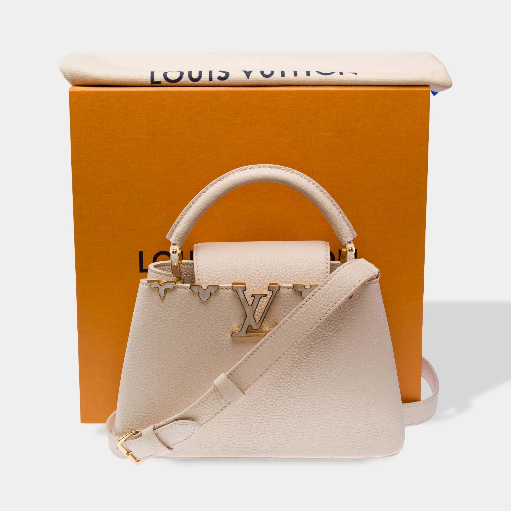 Sac LOUIS VUITTON Capucines en Cuir Rose - 103496