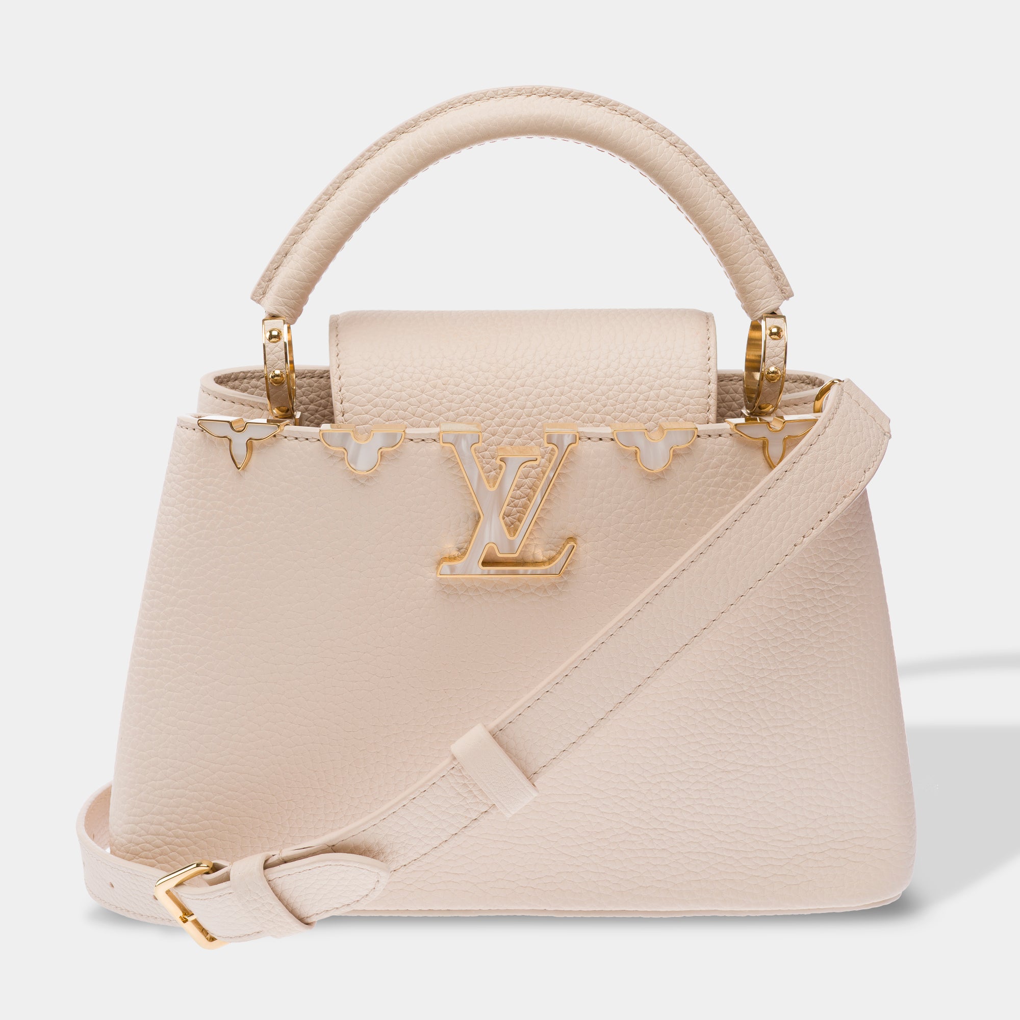 Sac LOUIS VUITTON Capucines en Cuir Rose - 103496