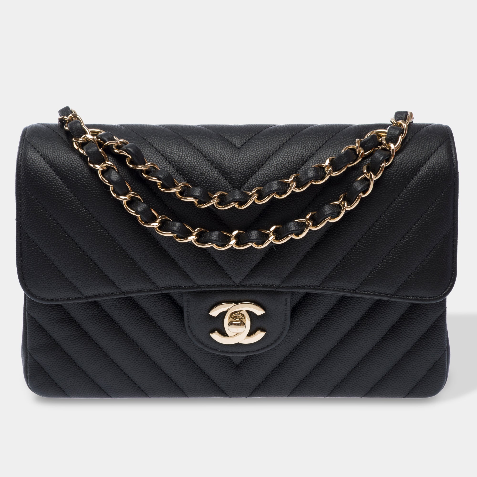 Sac CHANEL Timeless/Classique en Cuir Noir - 103492